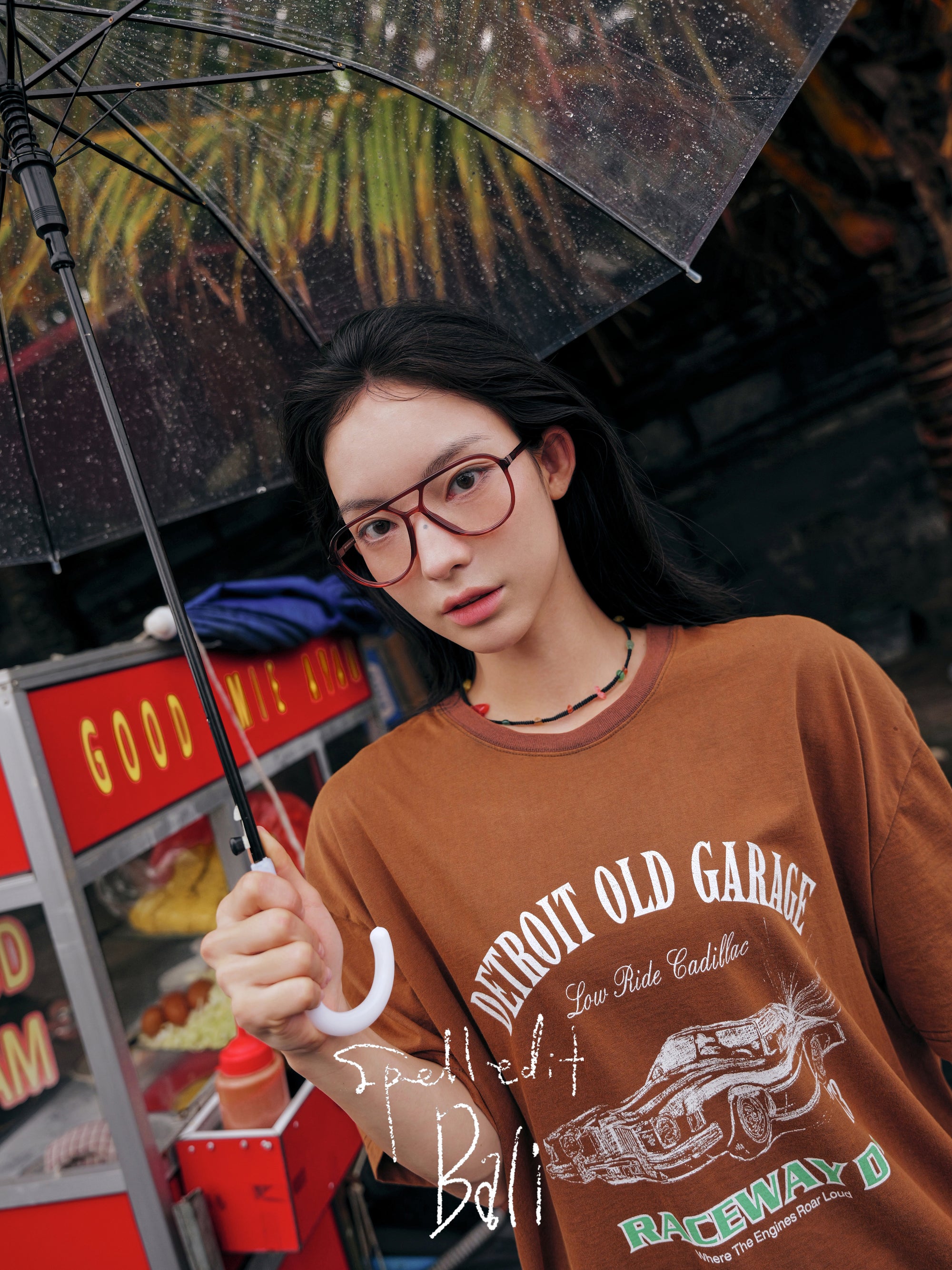 DETROIT OLD GARAGE T-SHIRT