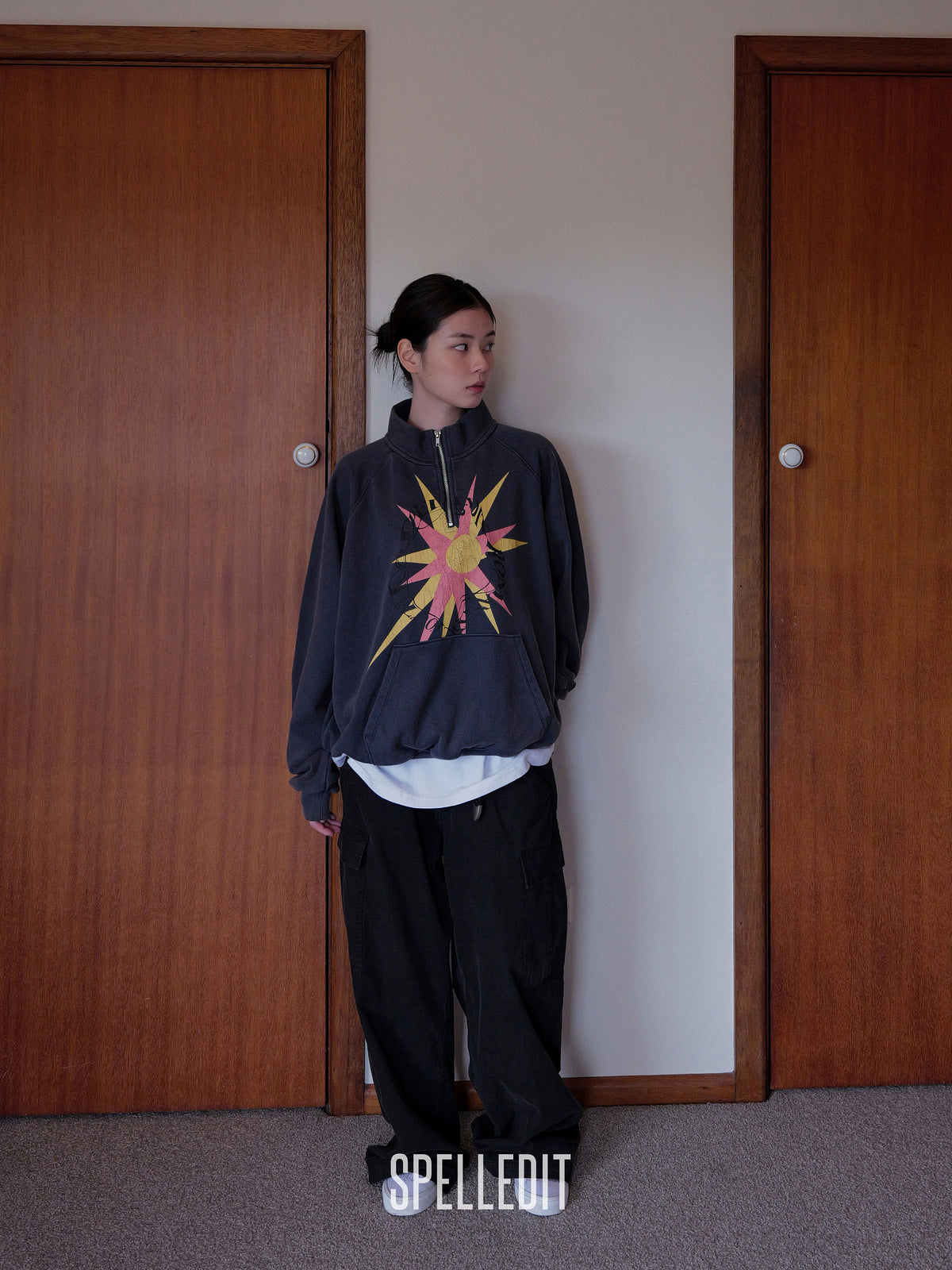 SUNSHINE HALF-ZIP SWEATSHIRT