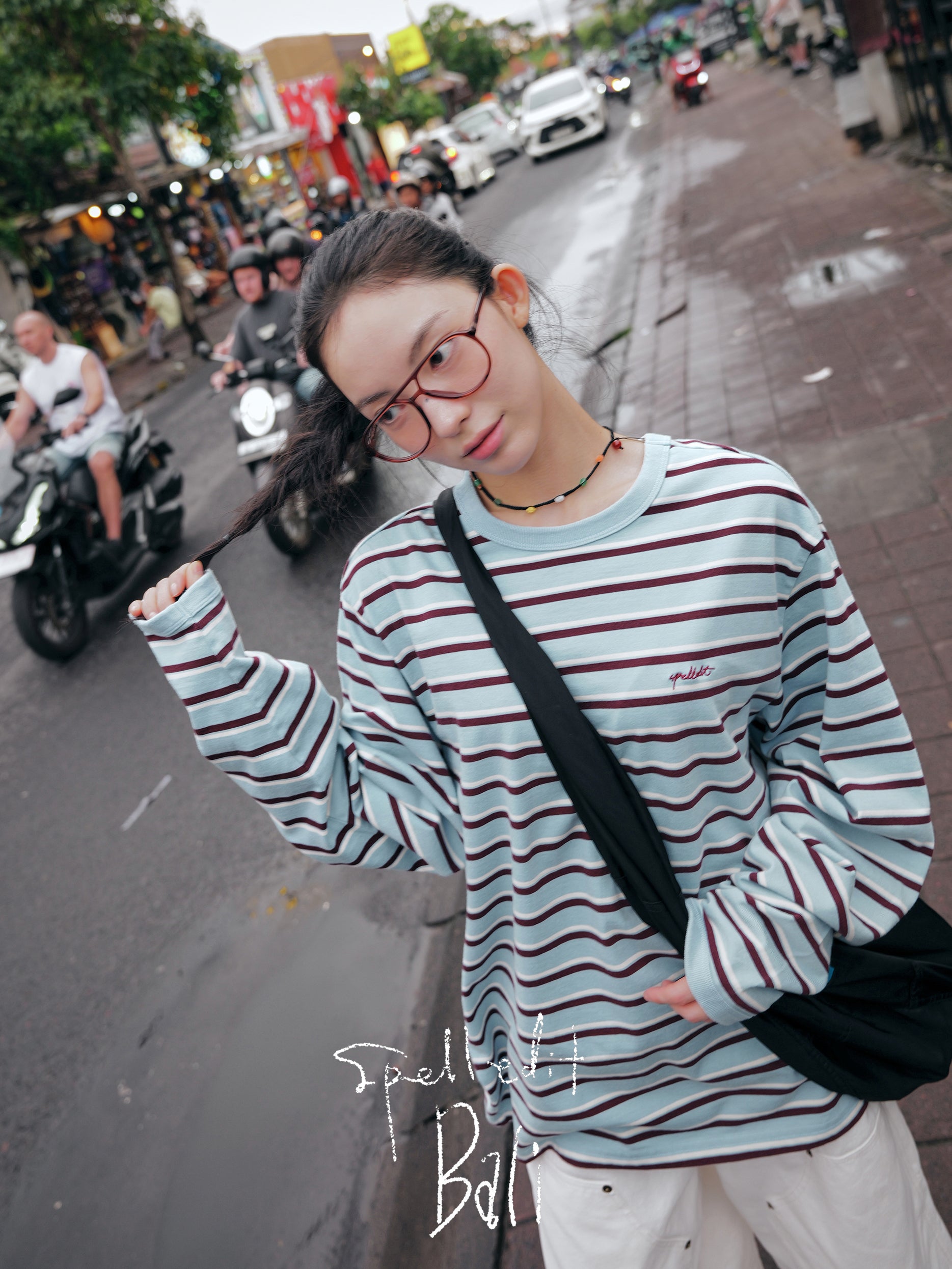MULTI-STRIPE LONG SLEEVE T-SHIRT