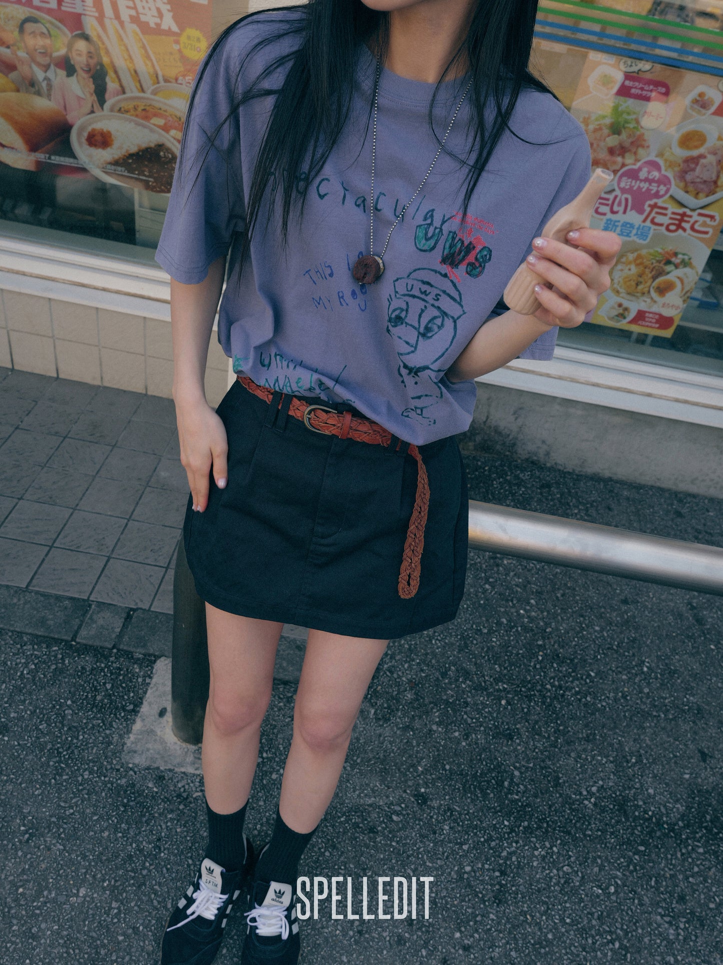 CHINO MINI SKIRT