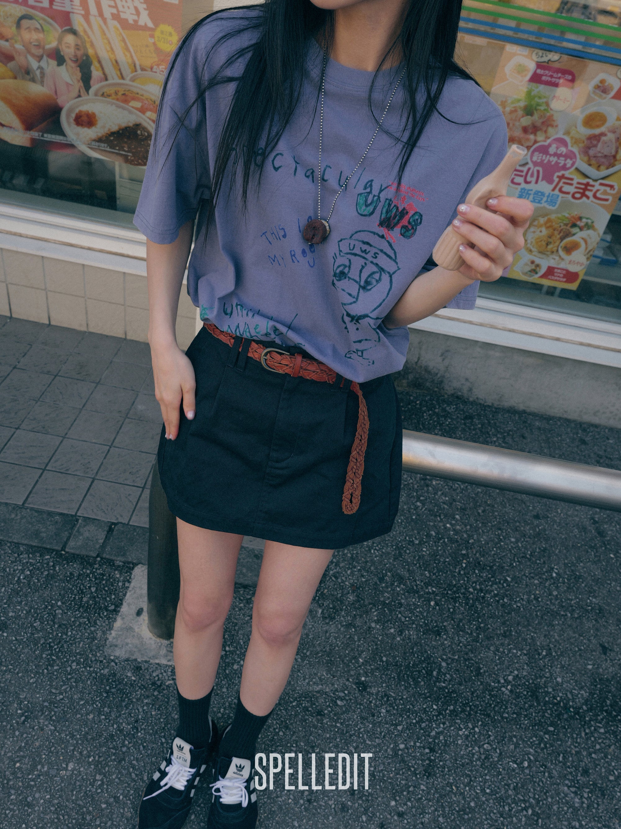 CHINO MINI SKIRT
