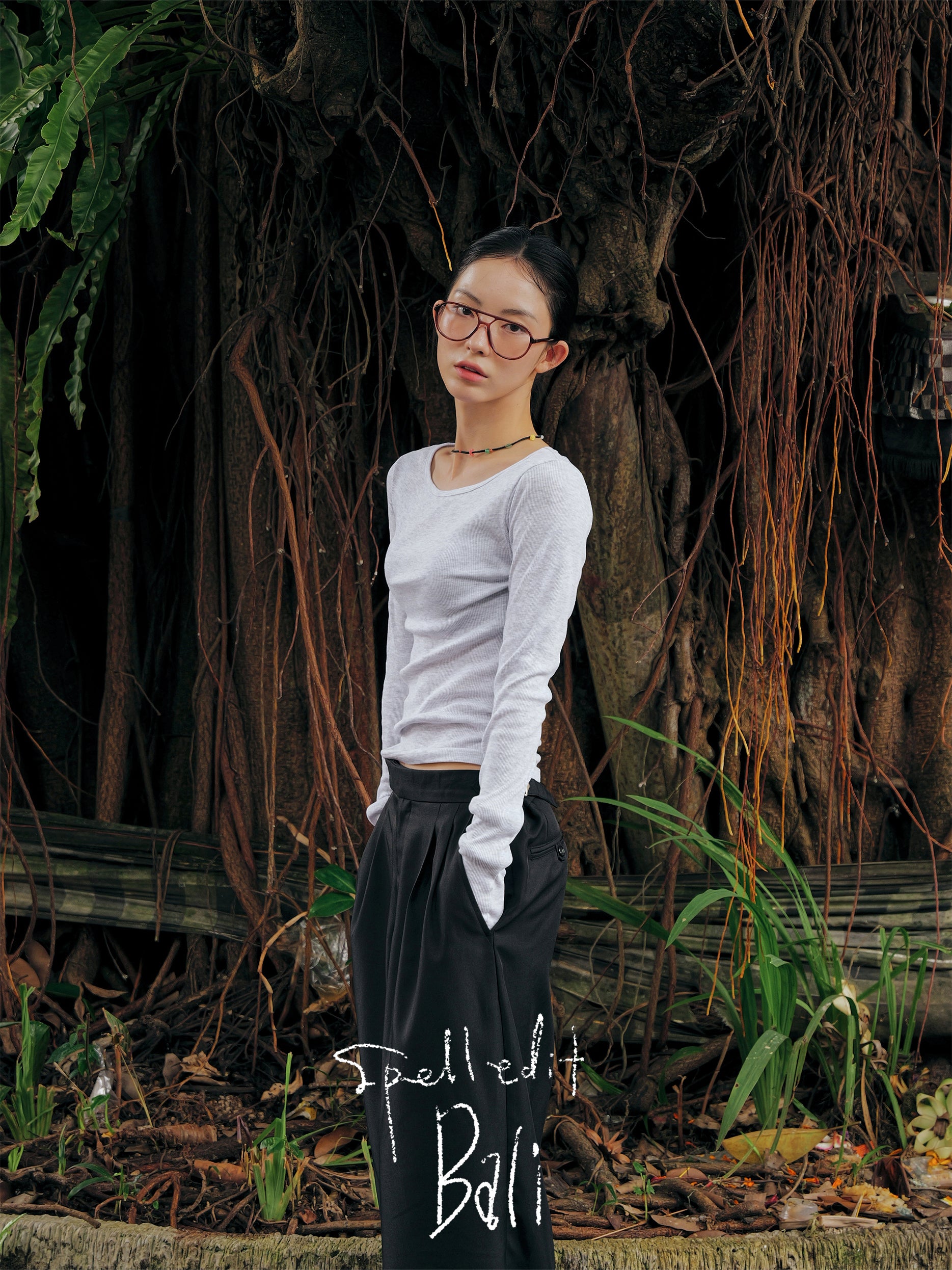 BOAT NECK LONG SLEEVE T-SHIRT