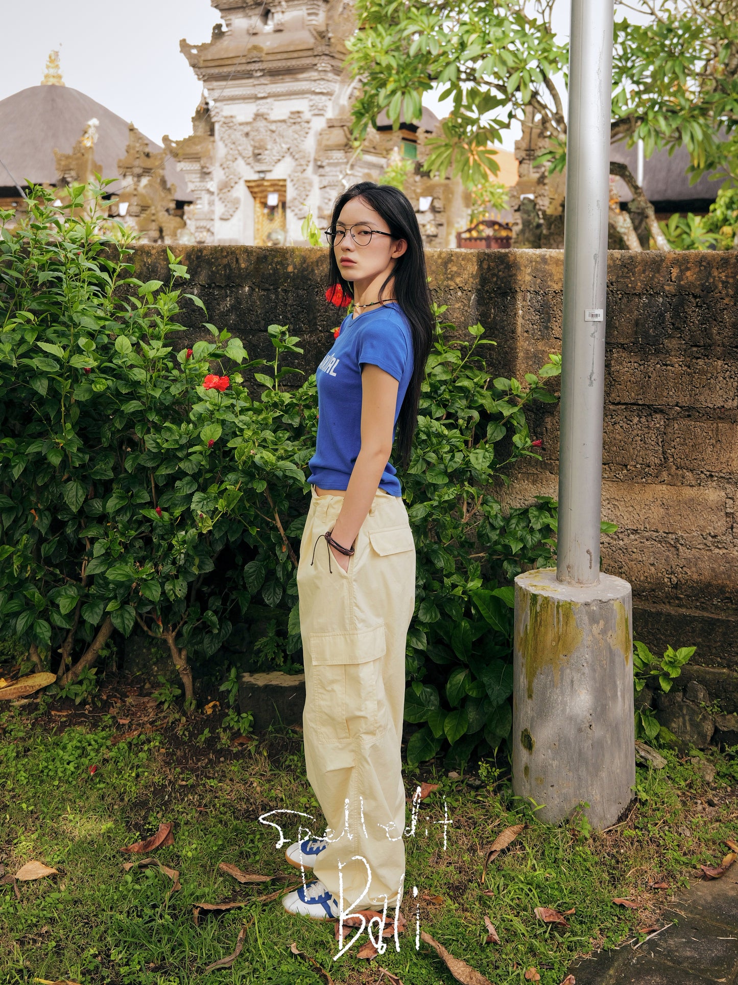 SINGLE PLEAT POCKET CARGO PANTS