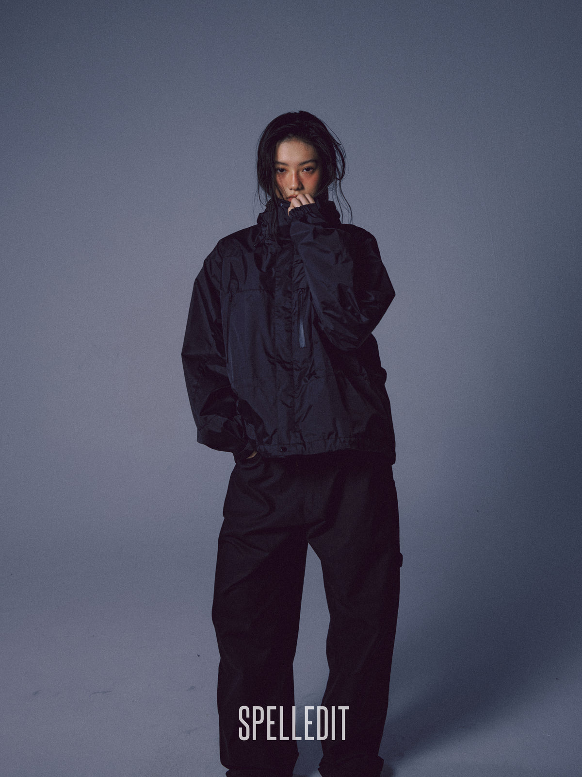 HOODED WINDBREAKER JACKET