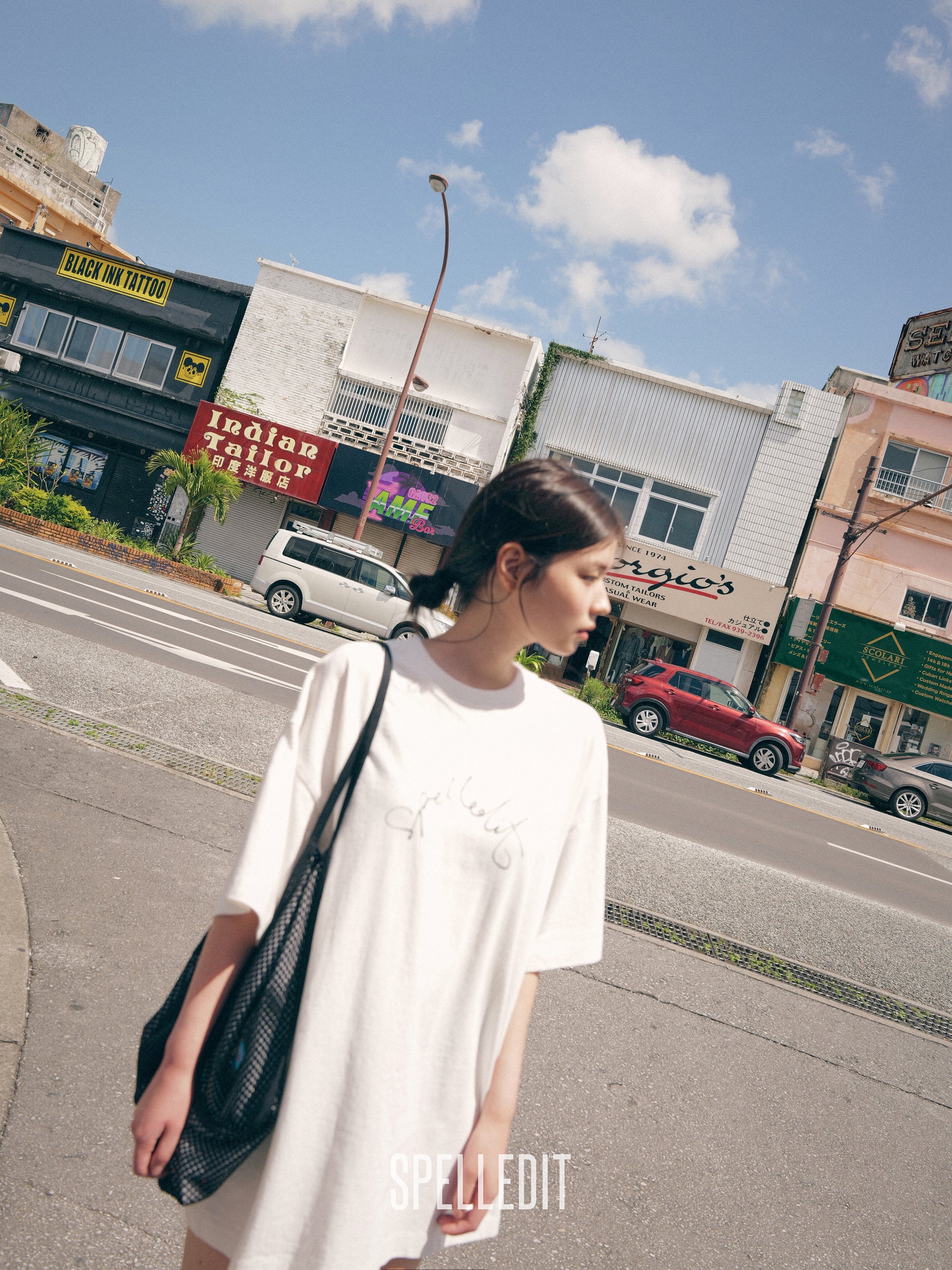ROUND LOGO T-SHIRT DRESS