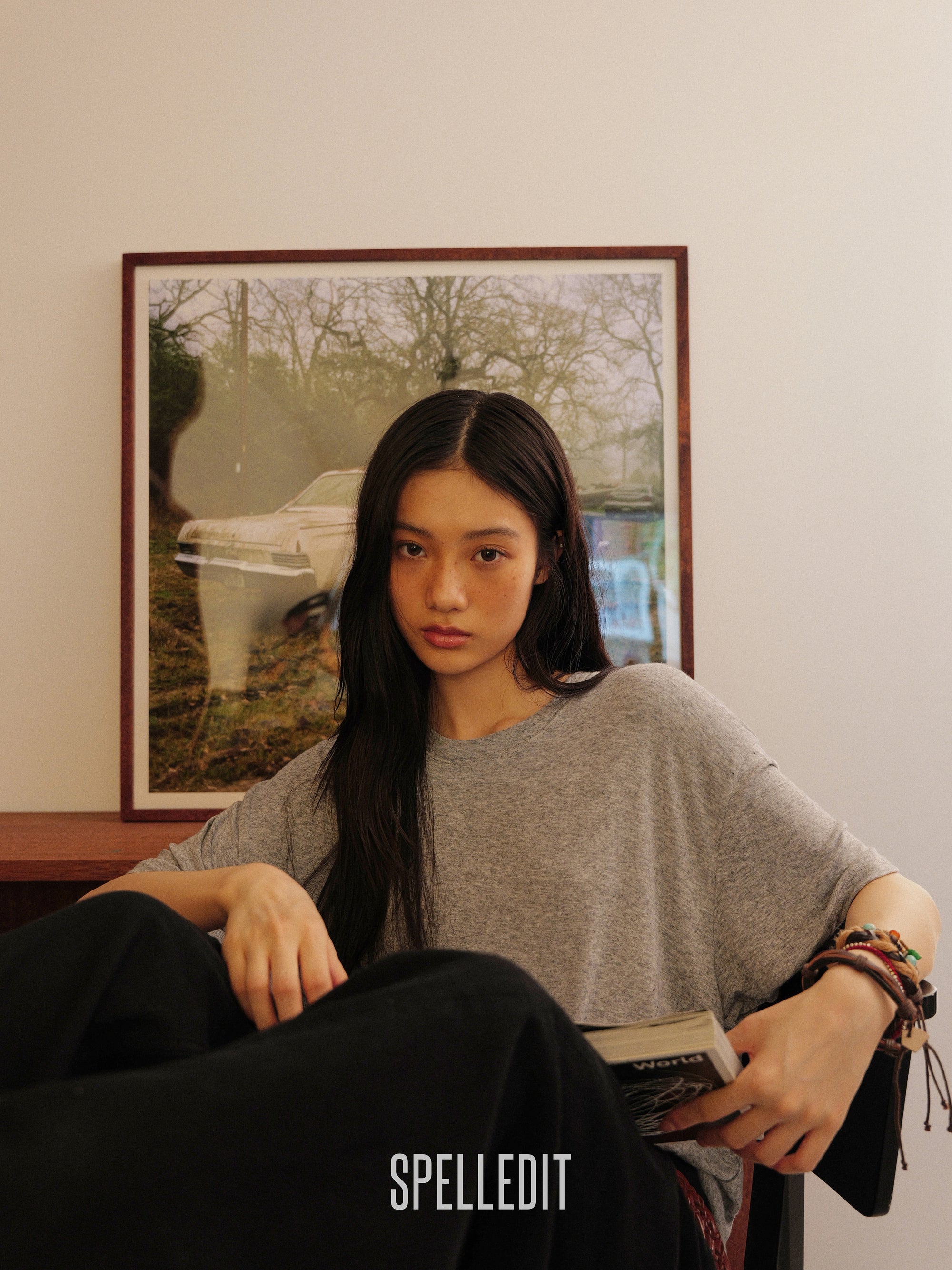 [6/22 PRE]LOOSE FIT STRETCH T-SHIRT
