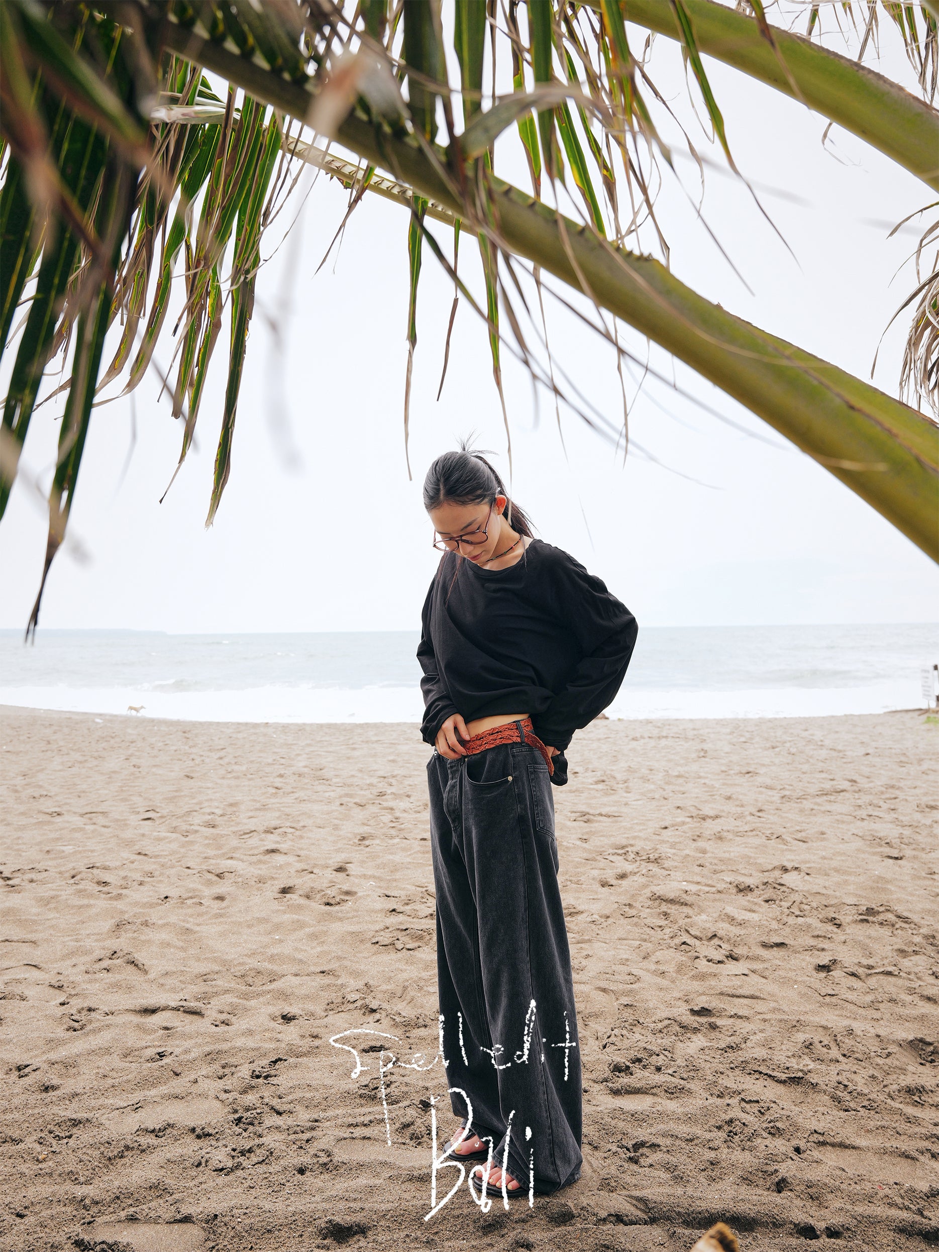 LOOSE FIT BOOTCUT PANTS