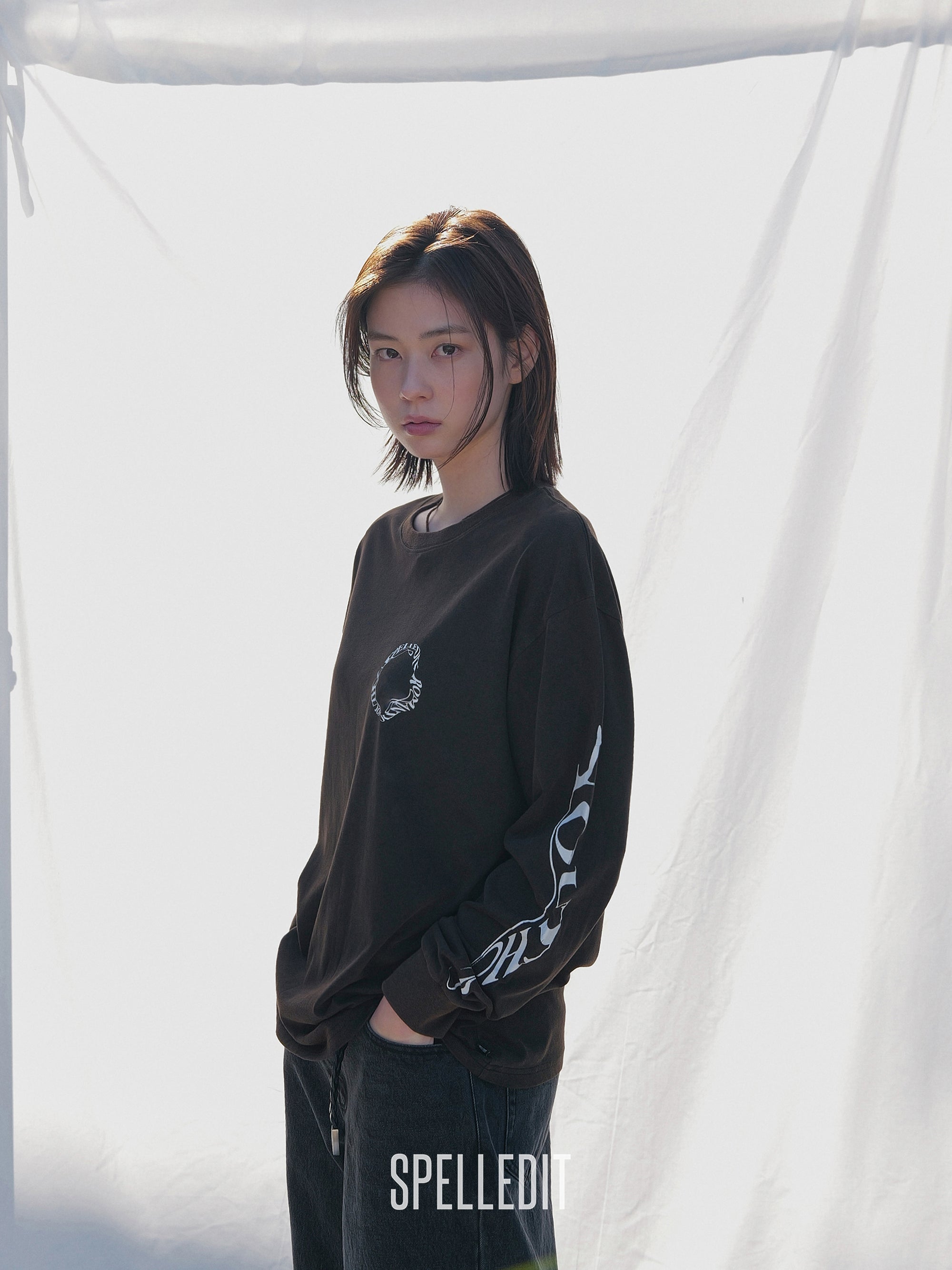 [9/7 PRE]SLOGAN LONG SLEEVE T-SHIRT