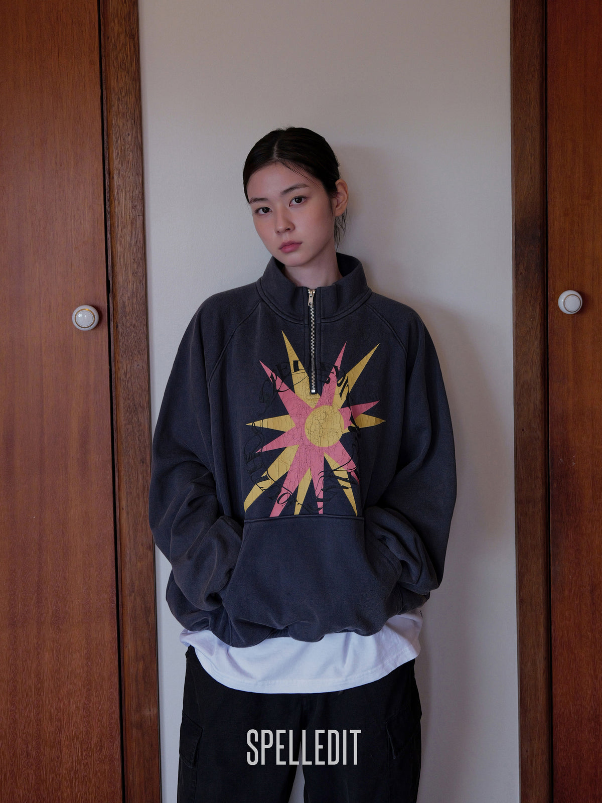 SUNSHINE HALF-ZIP SWEATSHIRT
