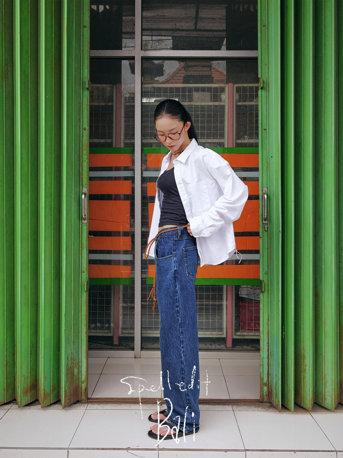 BOY-FIT DENIM PANTS