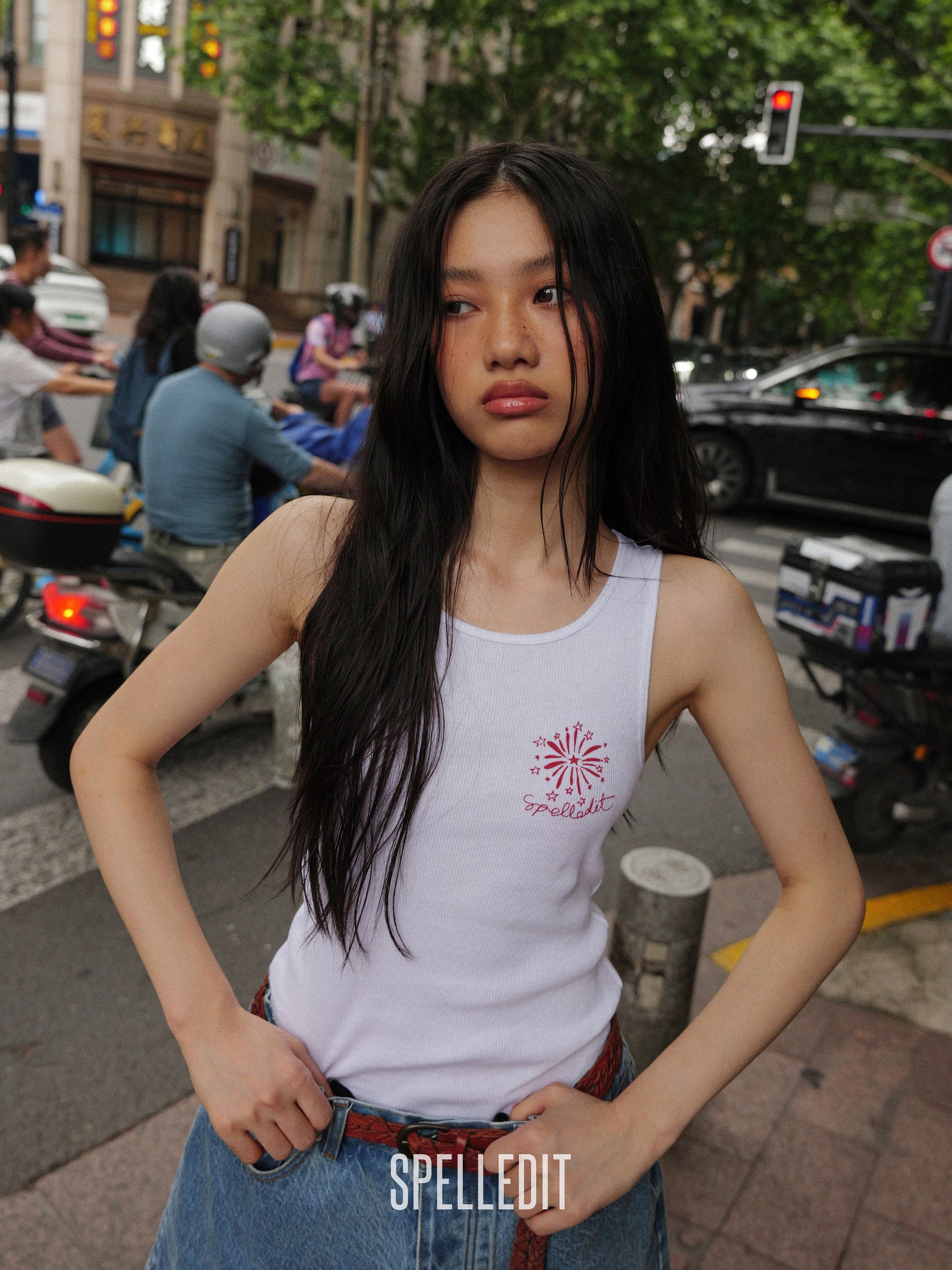 [6/25 PRE]FIREWORK SLIM SLEEVELESS