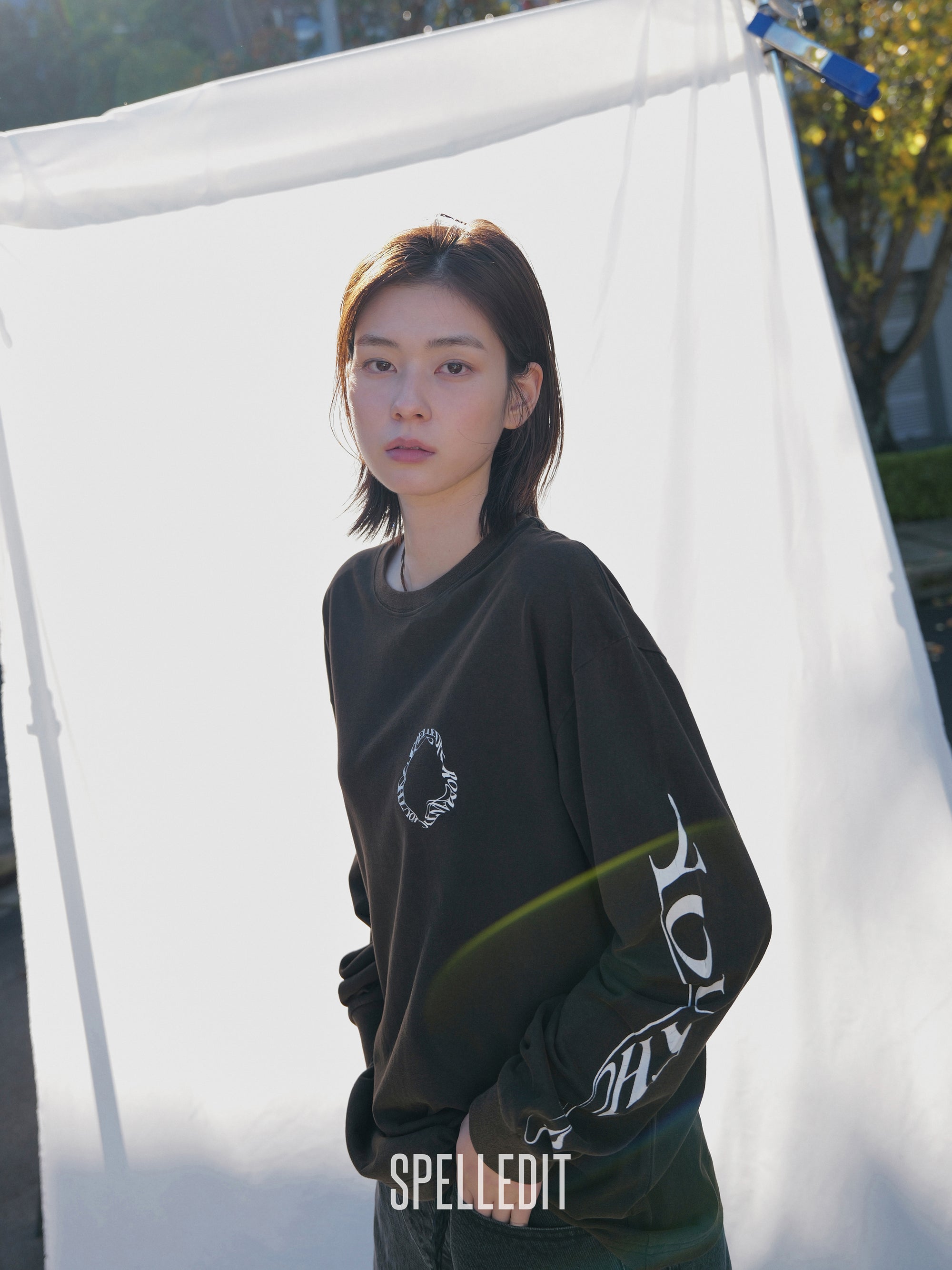 [9/7 PRE]SLOGAN LONG SLEEVE T-SHIRT