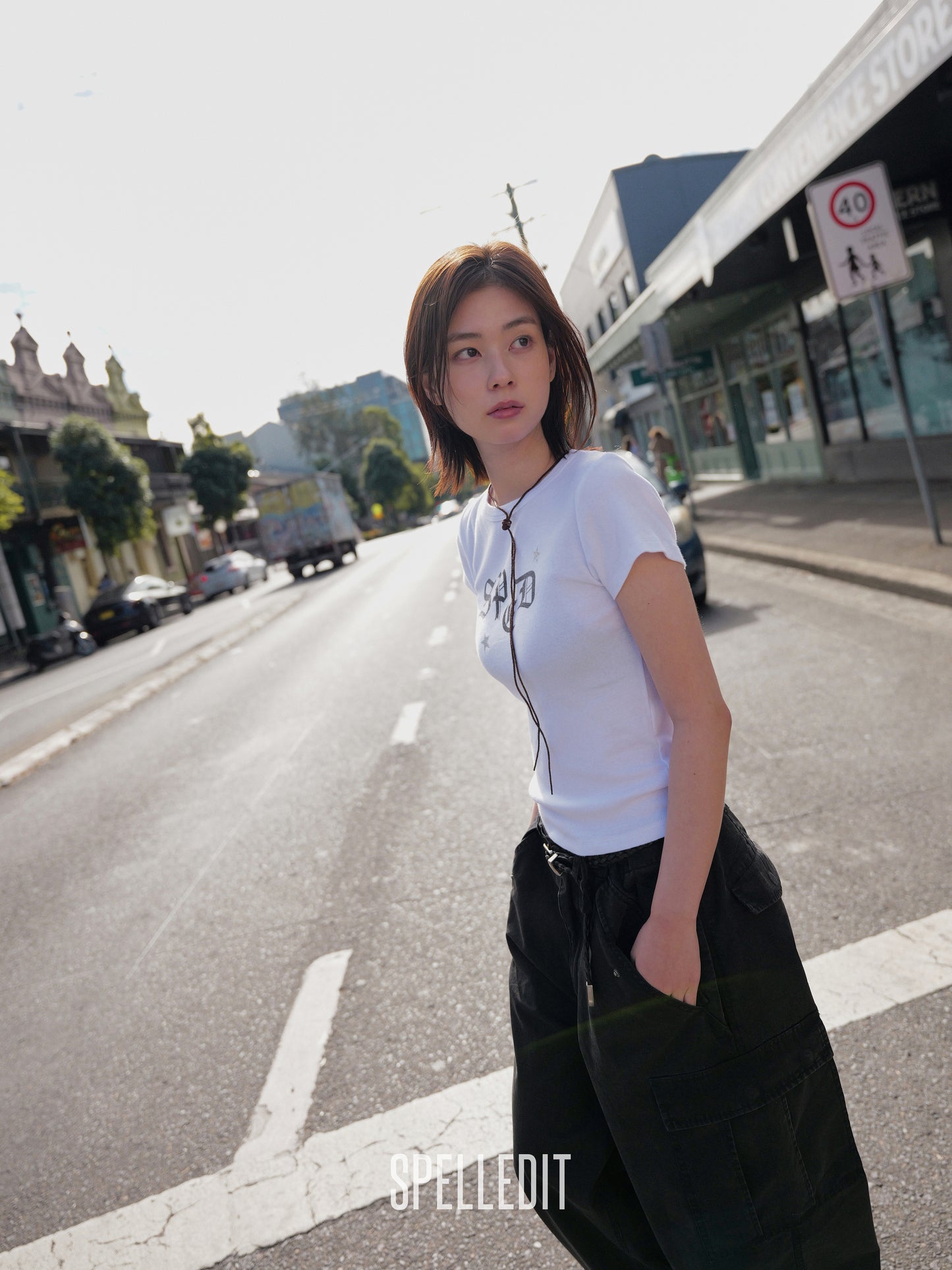 [9/7 PRE]SPED SLIM T-SHIRT
