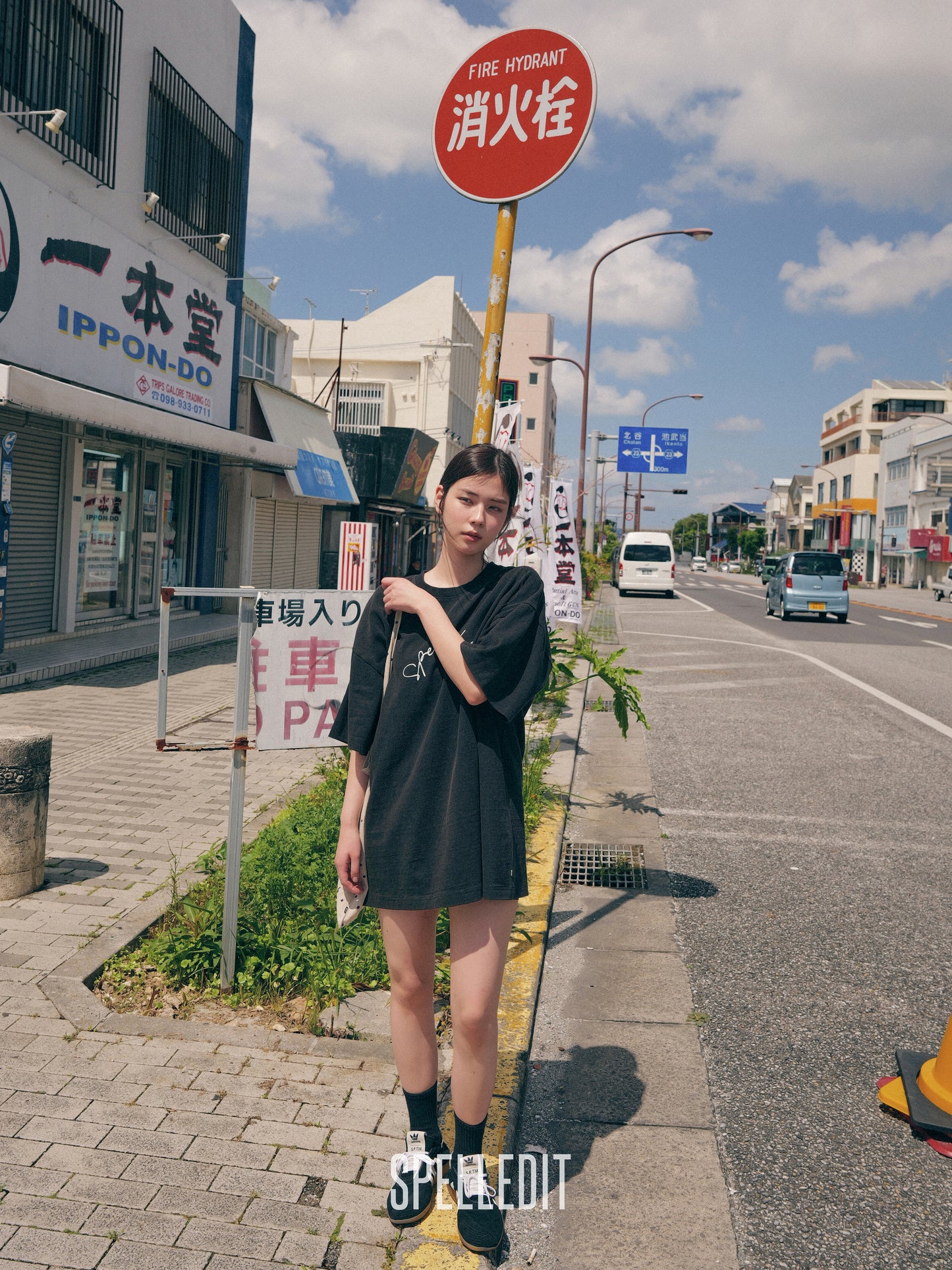 ROUND LOGO T-SHIRT DRESS
