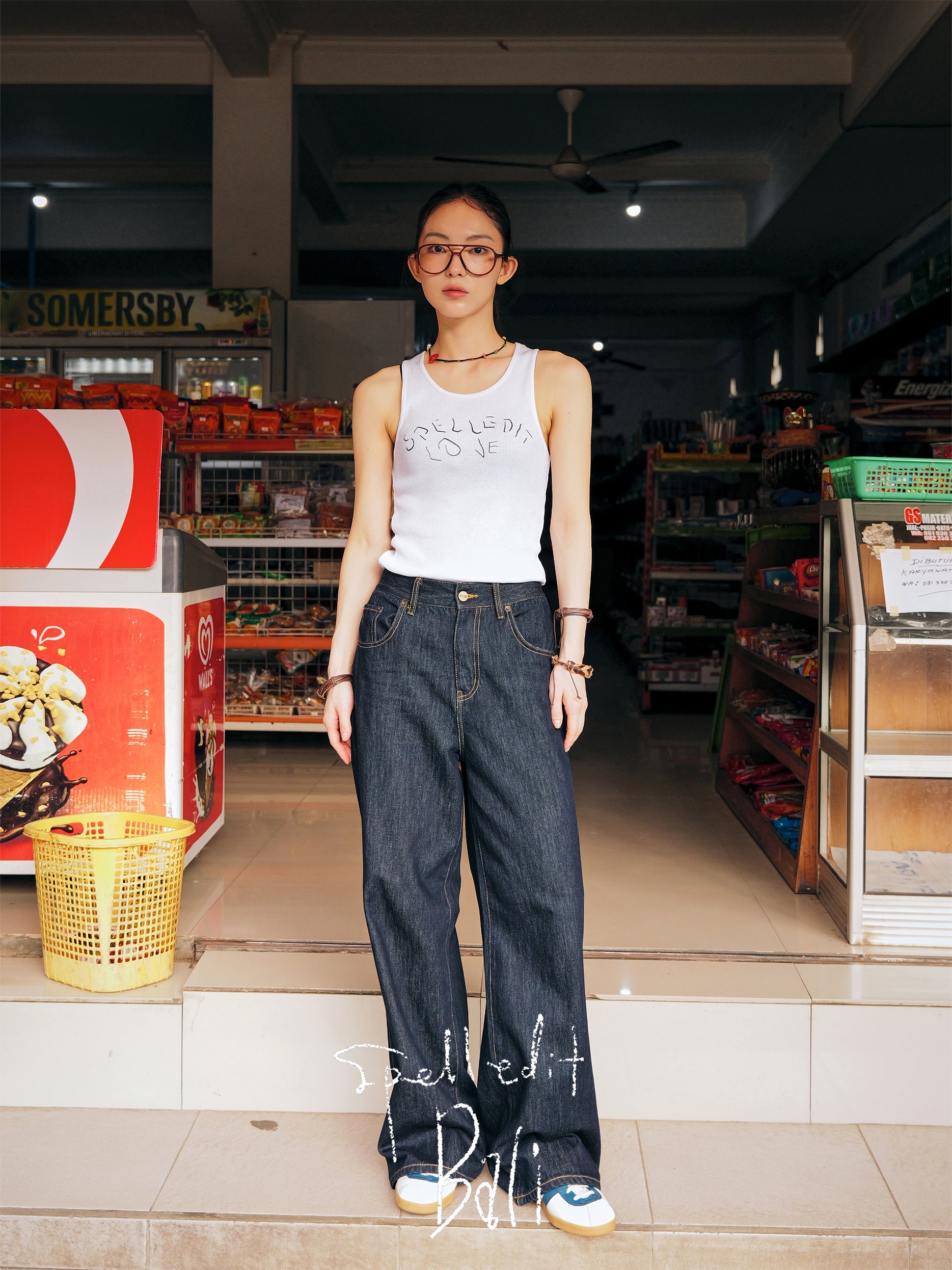 HANDWRITTEN LETTERING TANK TOP