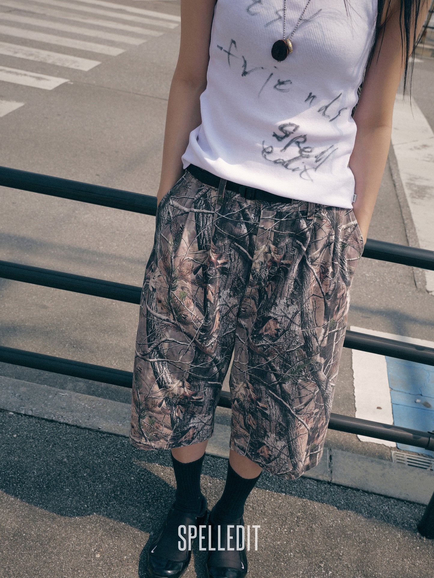 FOREST CAMO 8/10 LENGTH PANTS