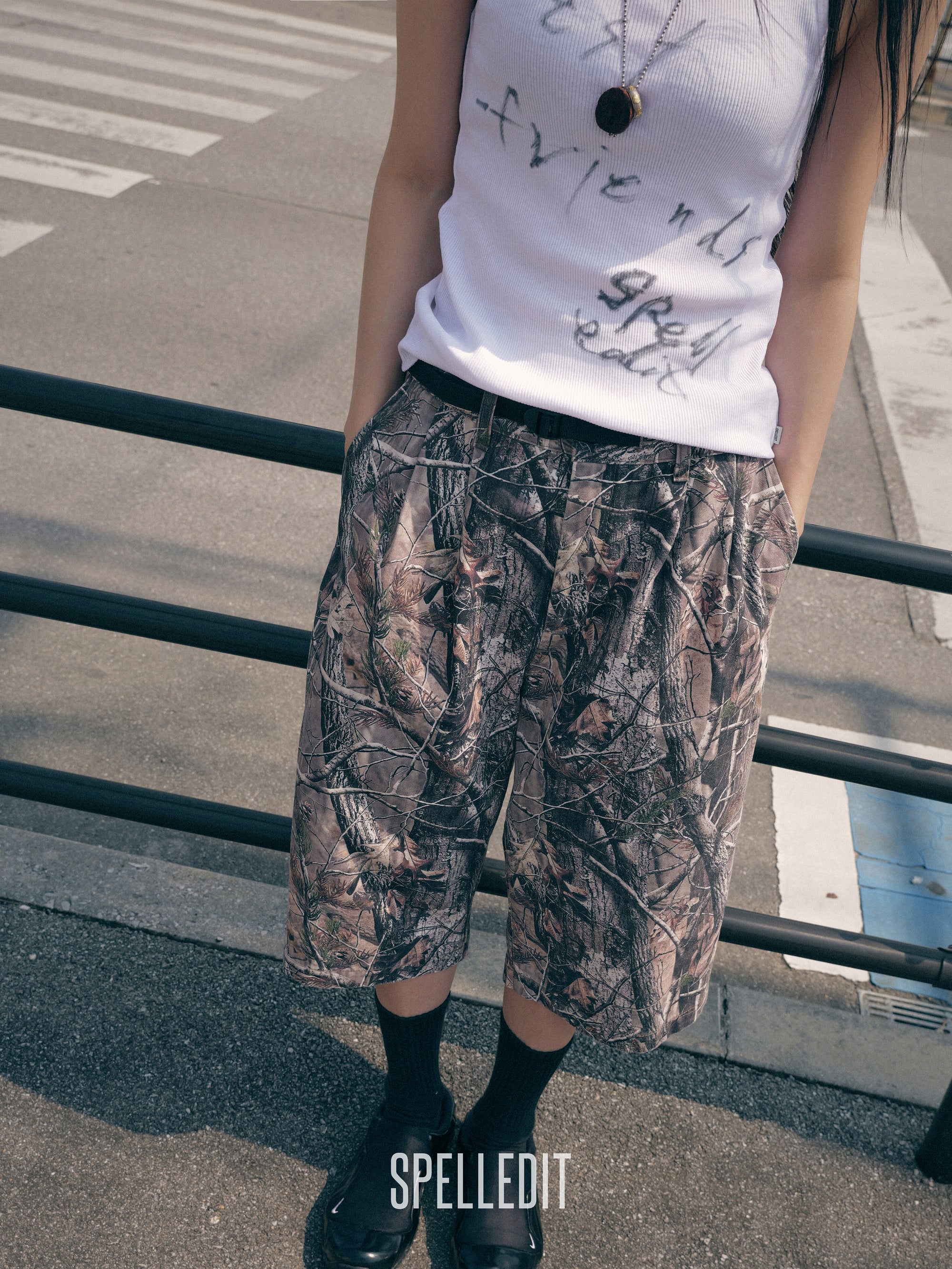 FOREST CAMO 8/10 LENGTH PANTS