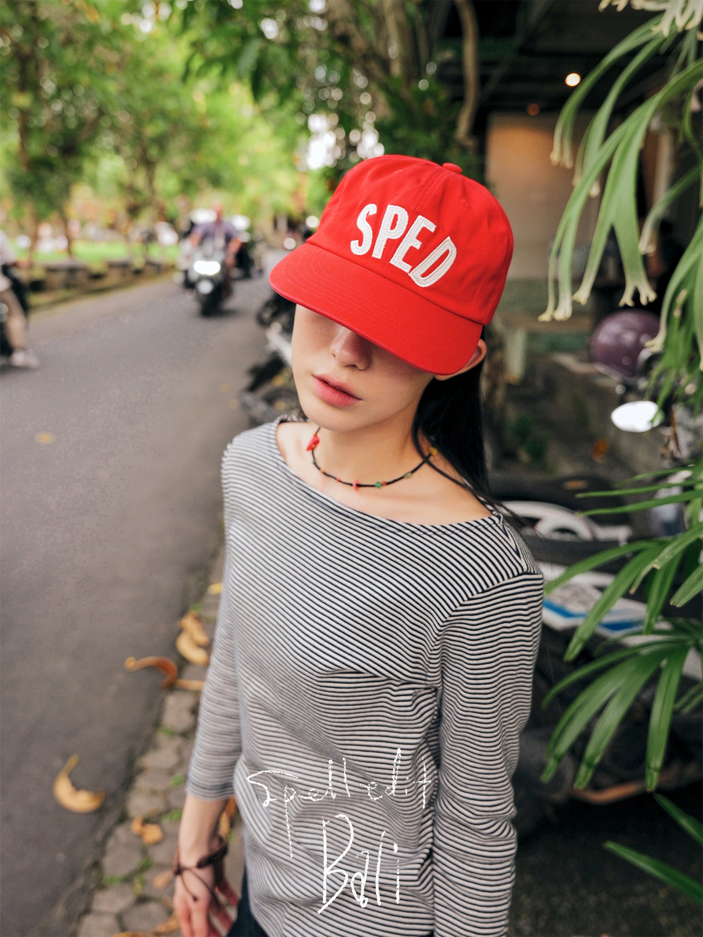 STRIPED 3/4 SLEEVE T-SHIRT