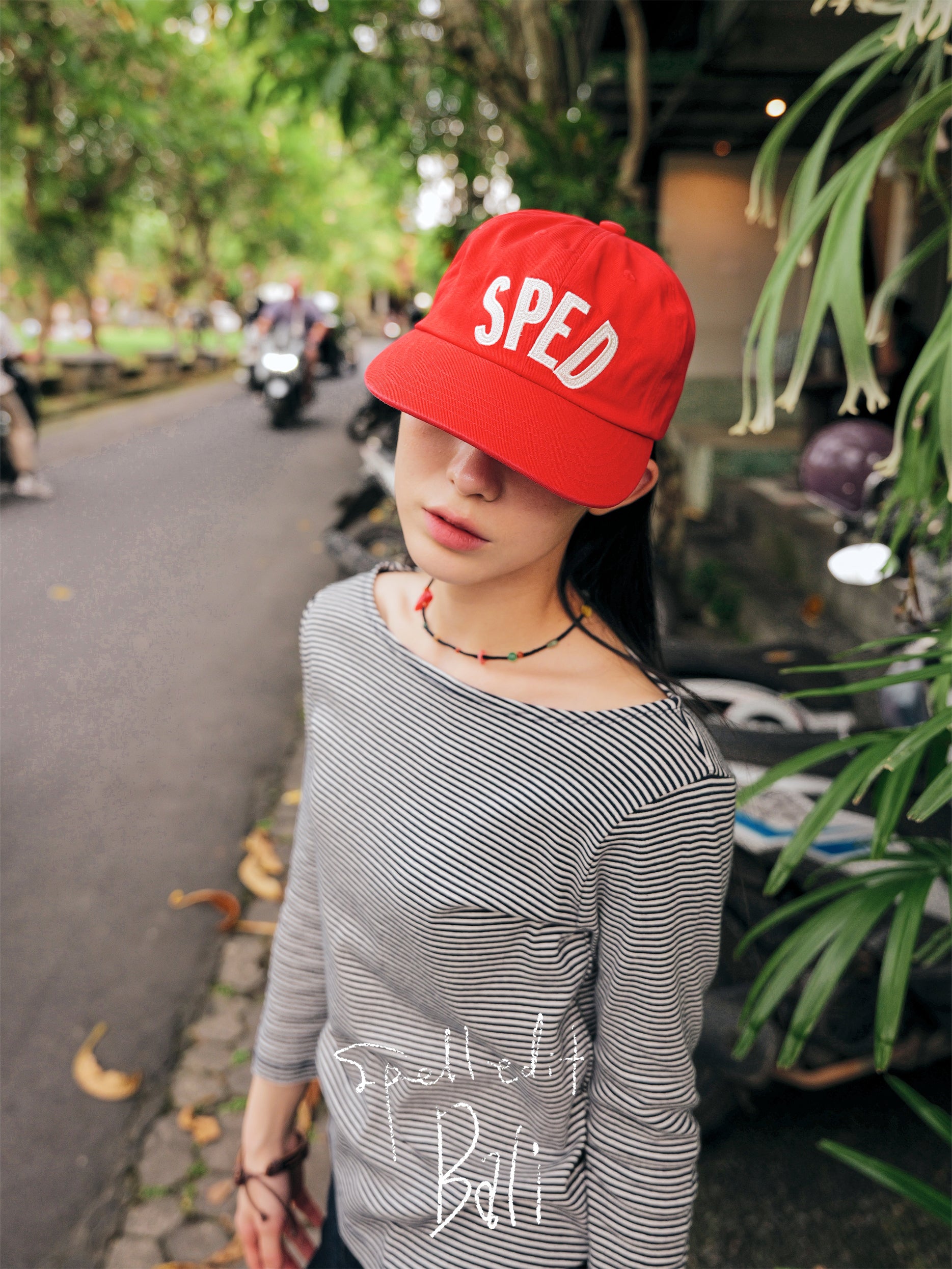 STRIPED 3/4 SLEEVE T-SHIRT