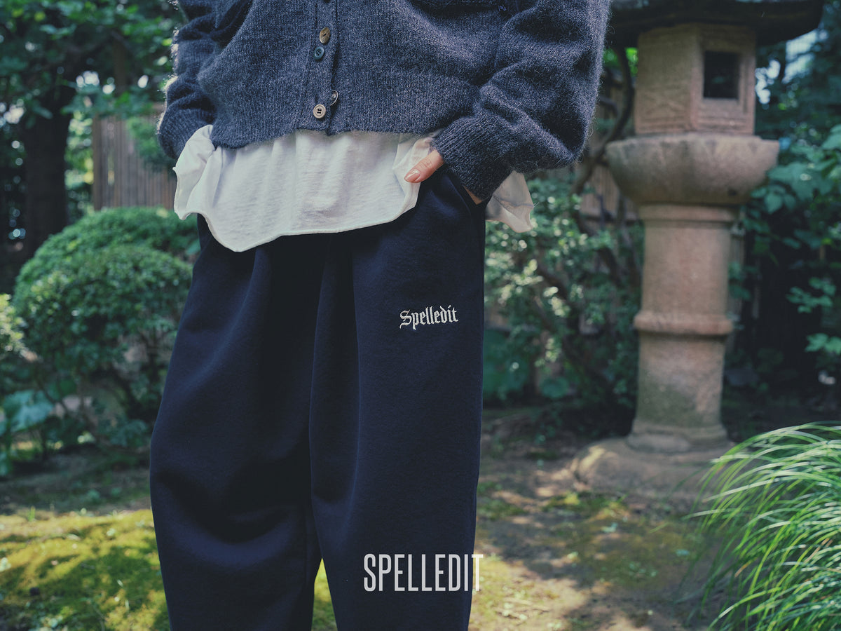SPELL logo detailed frenchterry pants