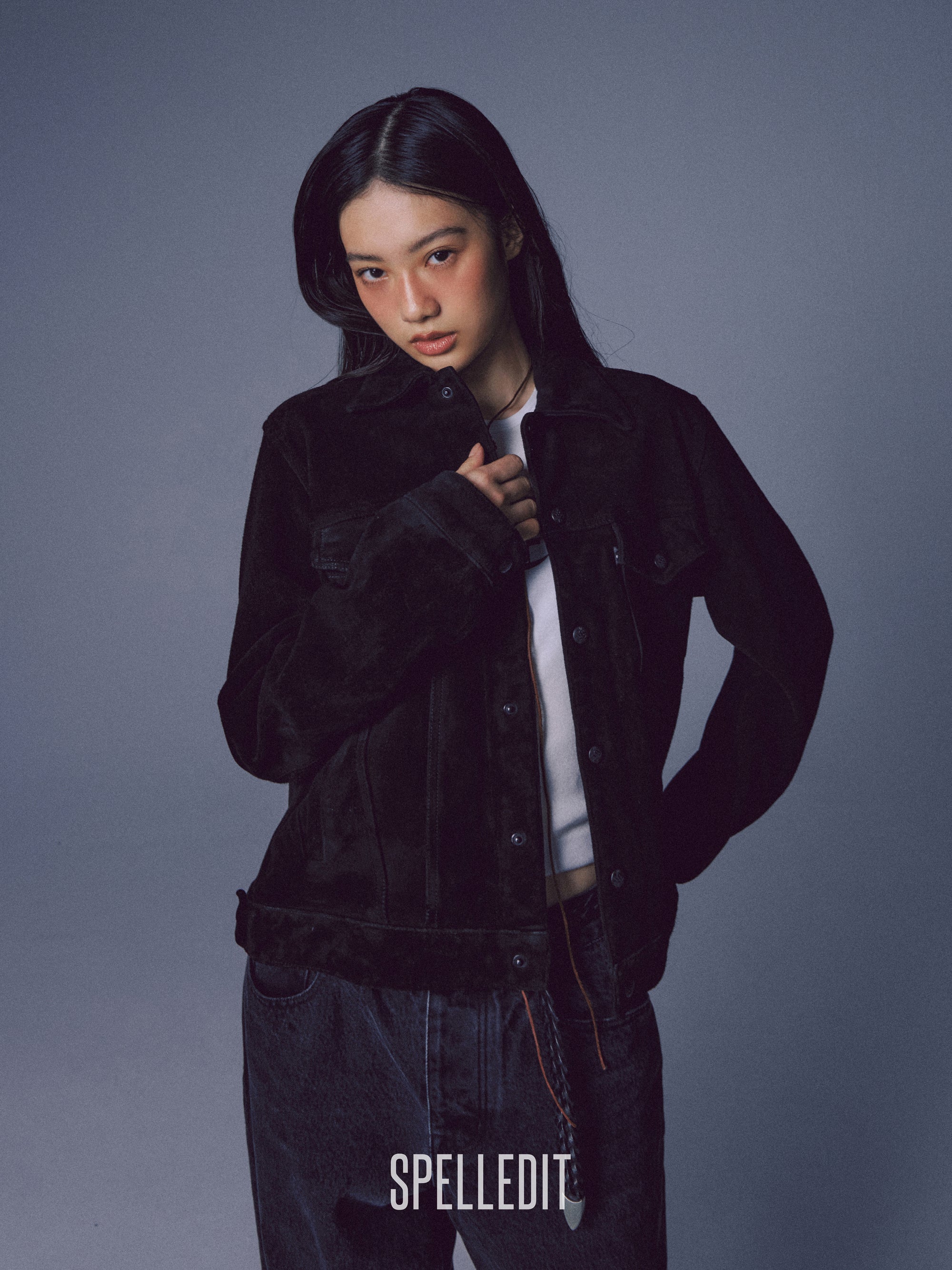 [9/7 PRE]VINTAGE SUEDE JACKET