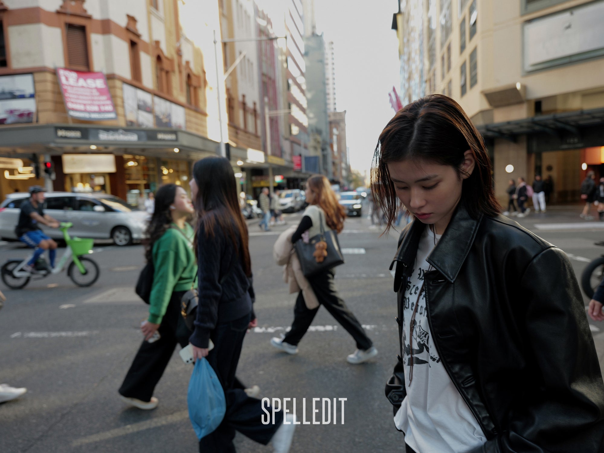 [9/7 PRE]COLLARED LEATHER JACKET