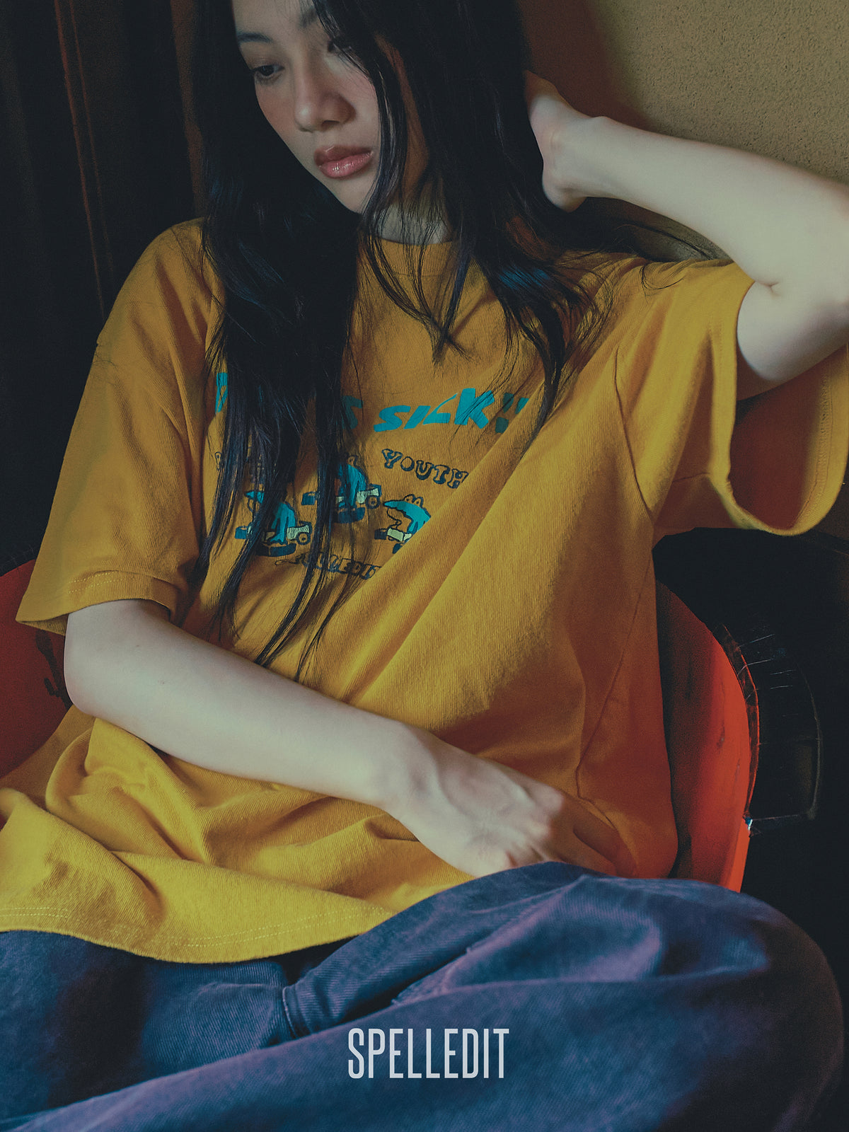 Not funny printed short sleeves tee