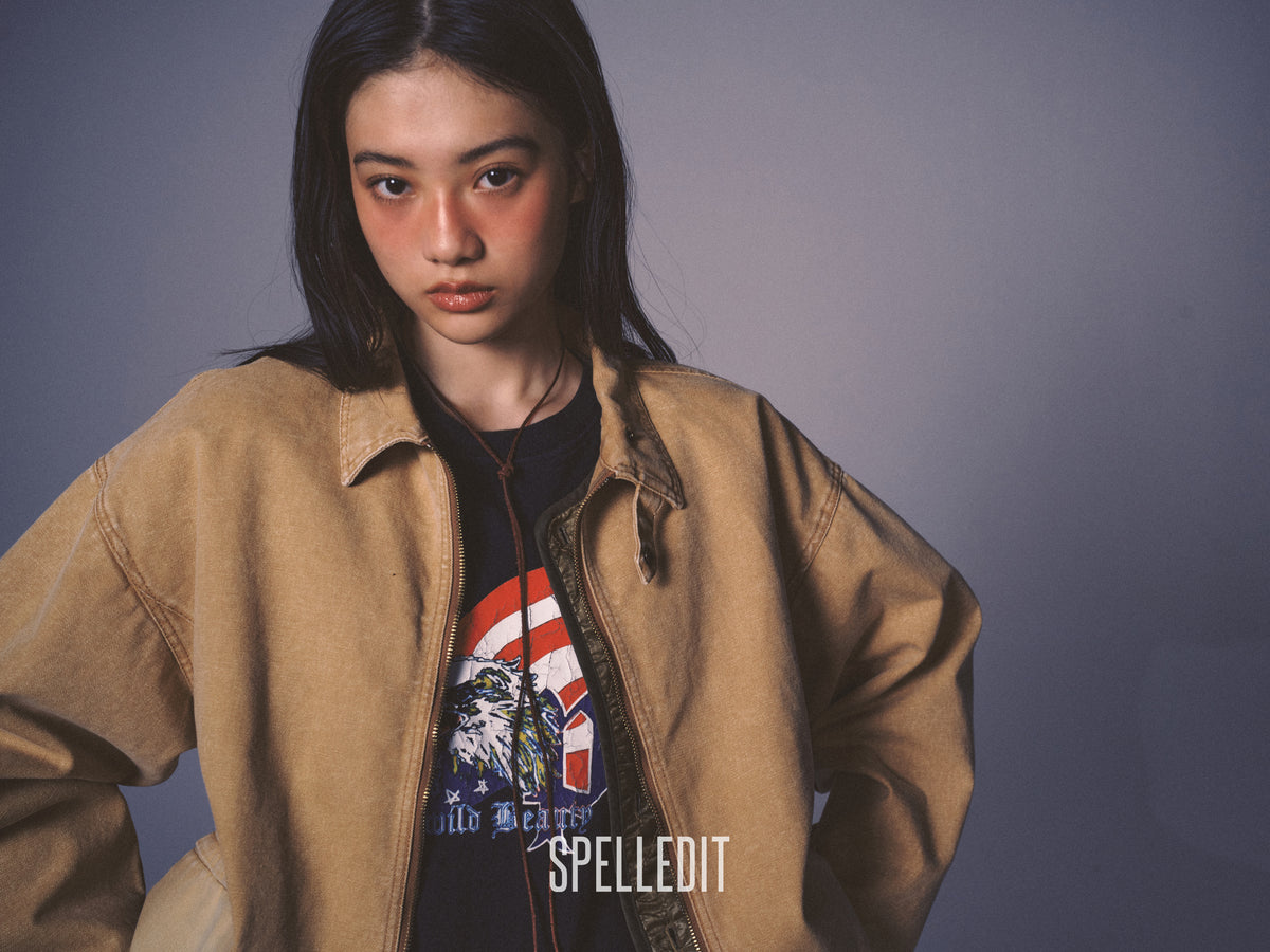 VINTAGE WASHED WORKWEAR JACKET