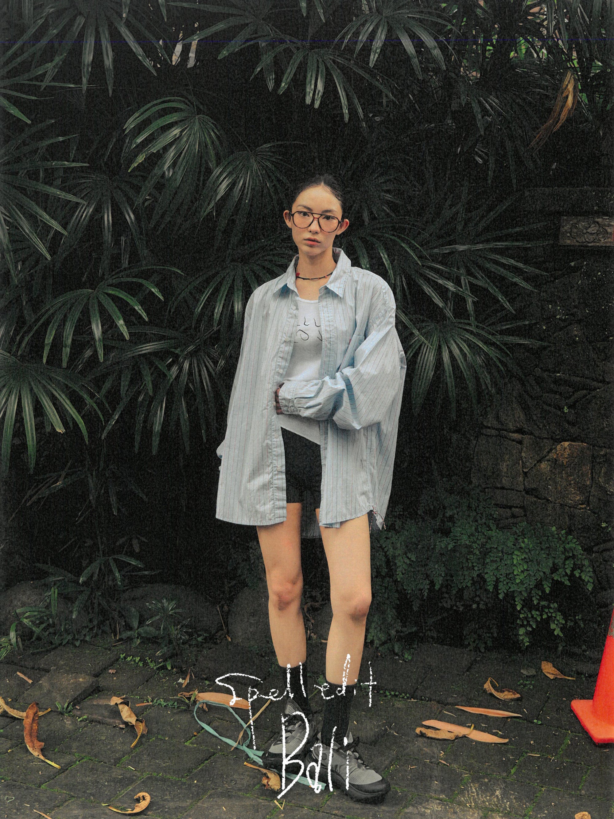 CHAIN STITCH STRIPE SHIRT