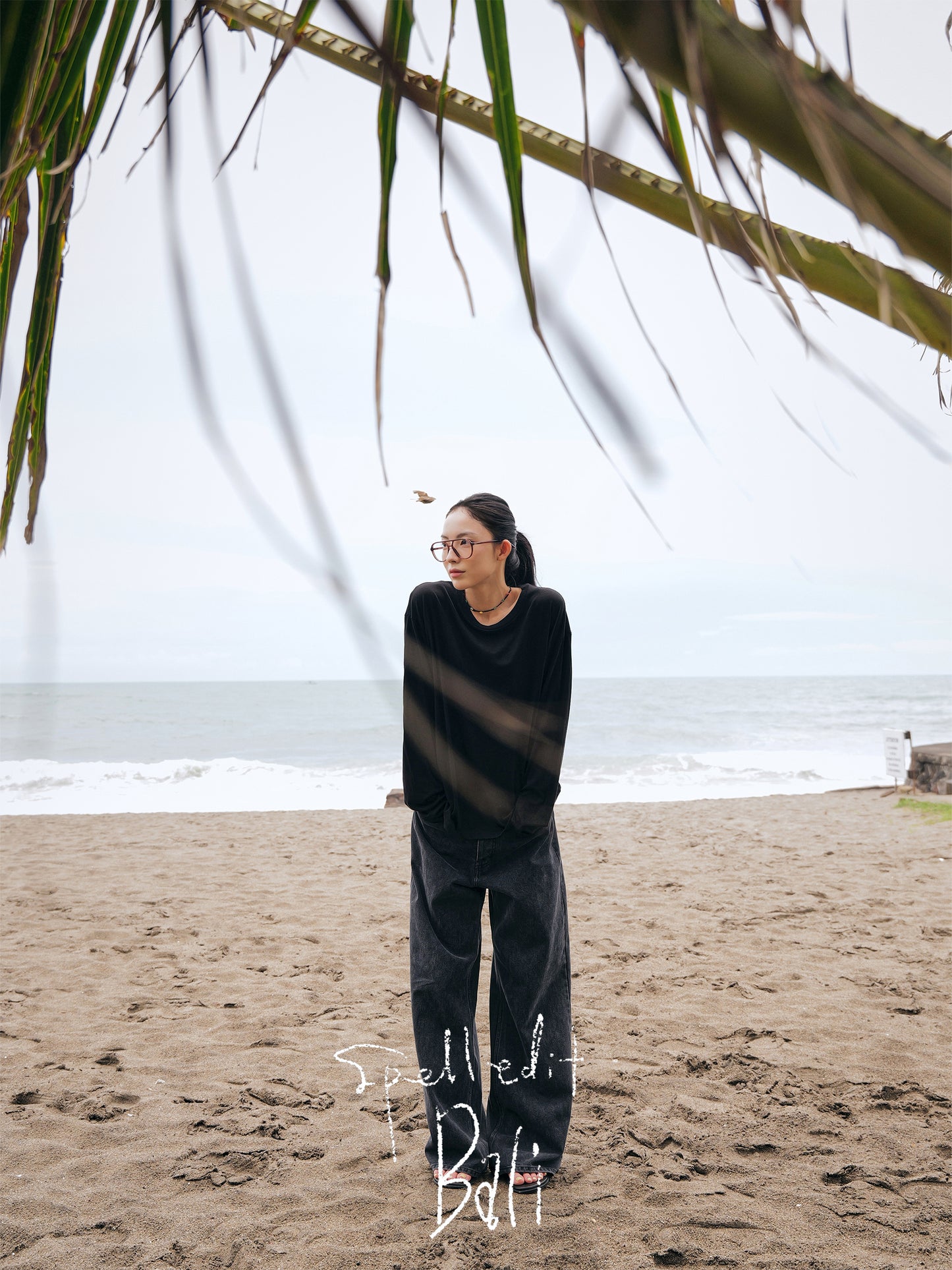 LOOSE FIT BOOTCUT PANTS