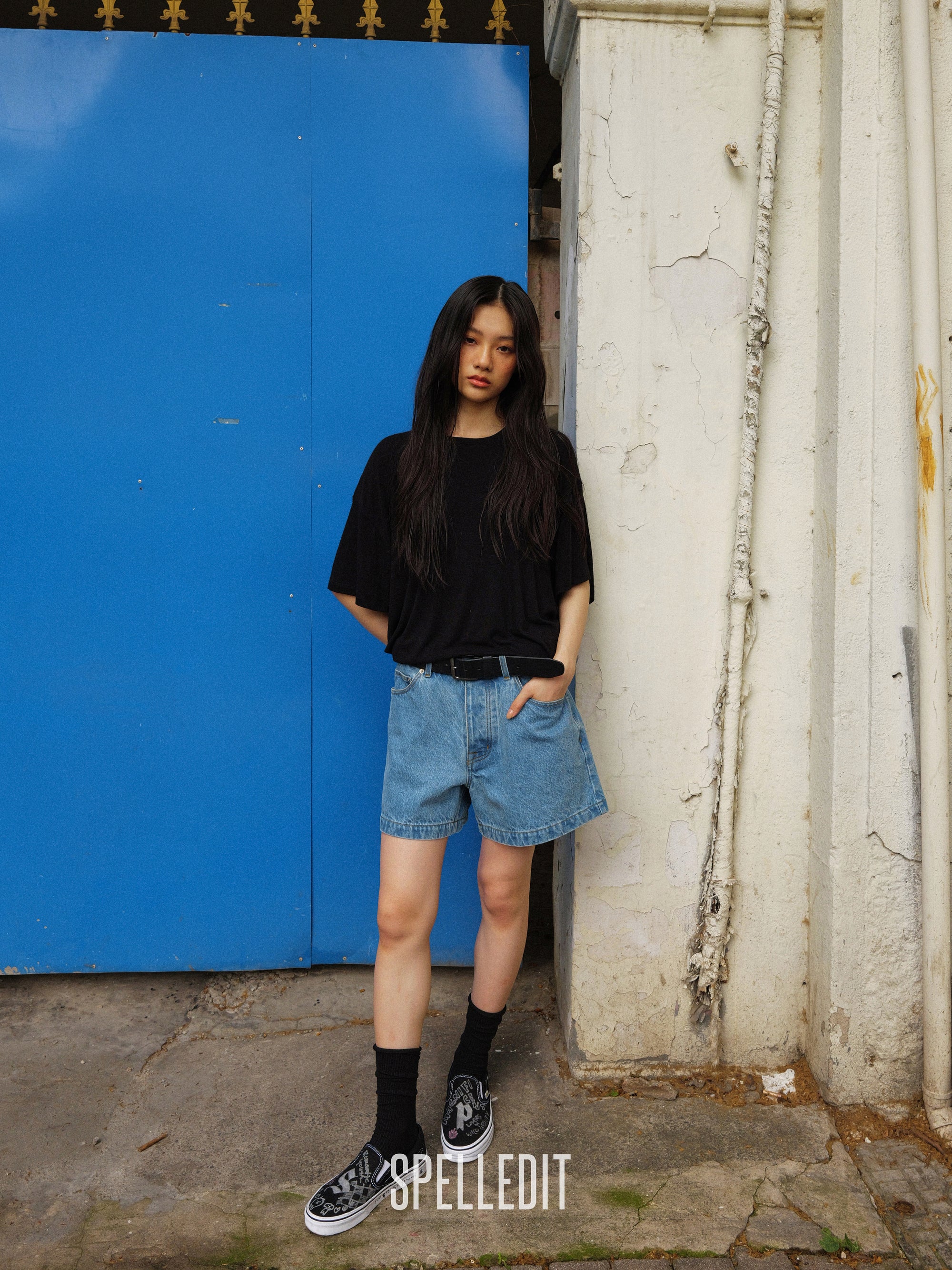 [6/22 PRE]LOOSE FIT STRETCH T-SHIRT