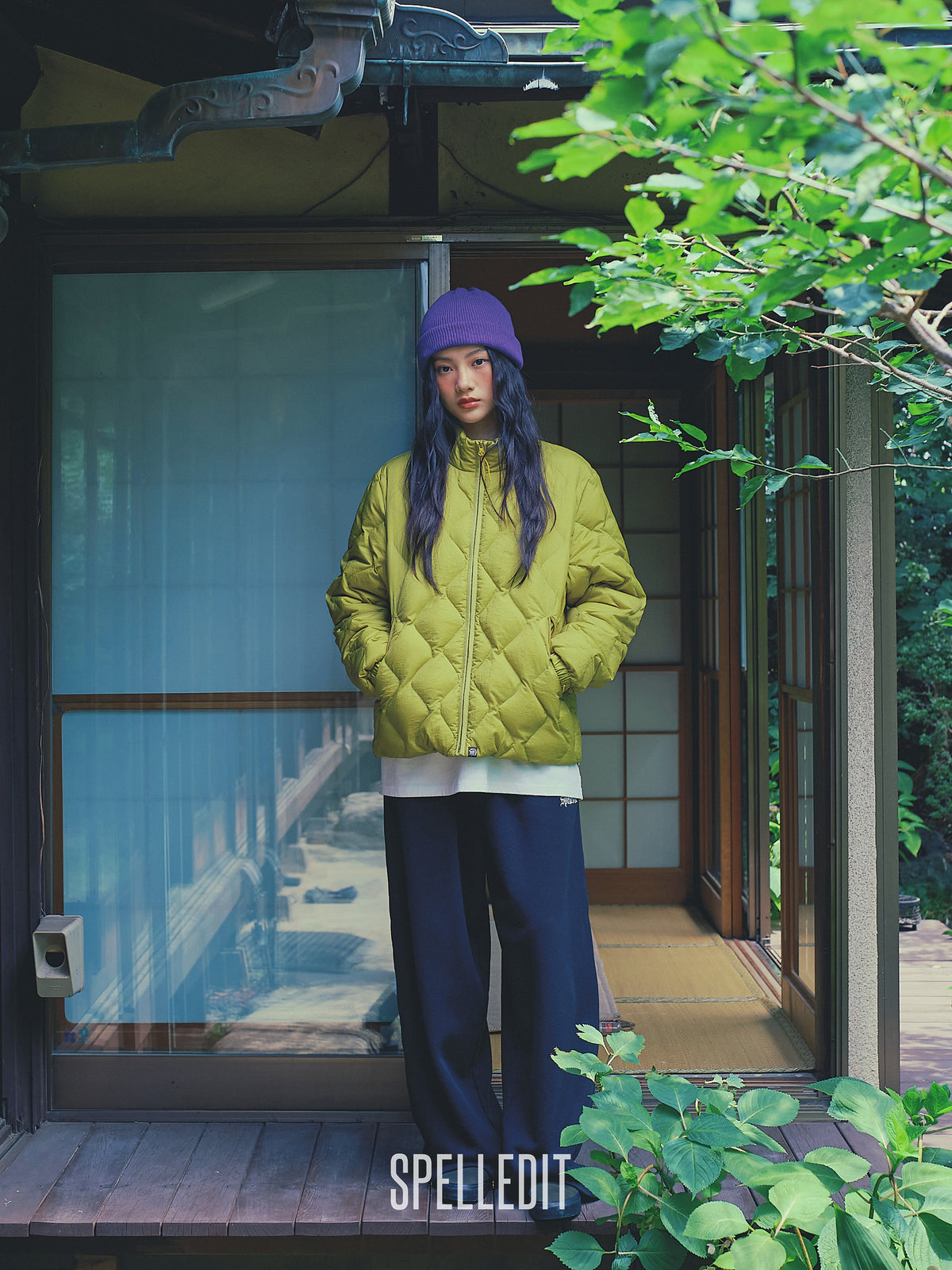SPELL logo detailed frenchterry pants