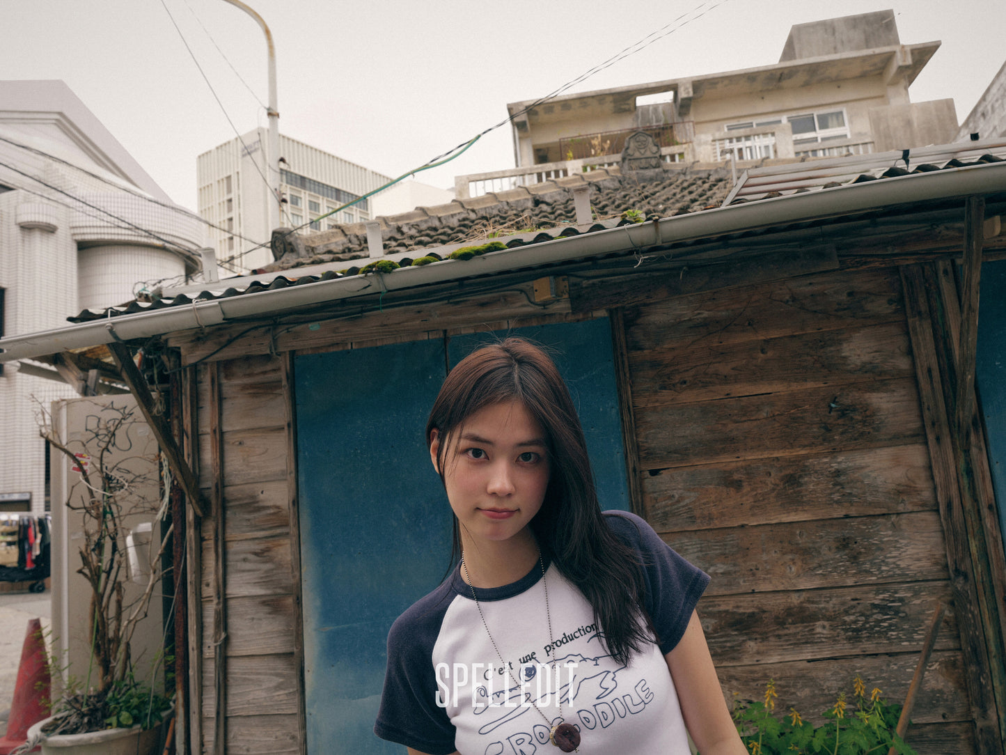 CROCODILE RAGLAN SLIM T-SHIRT