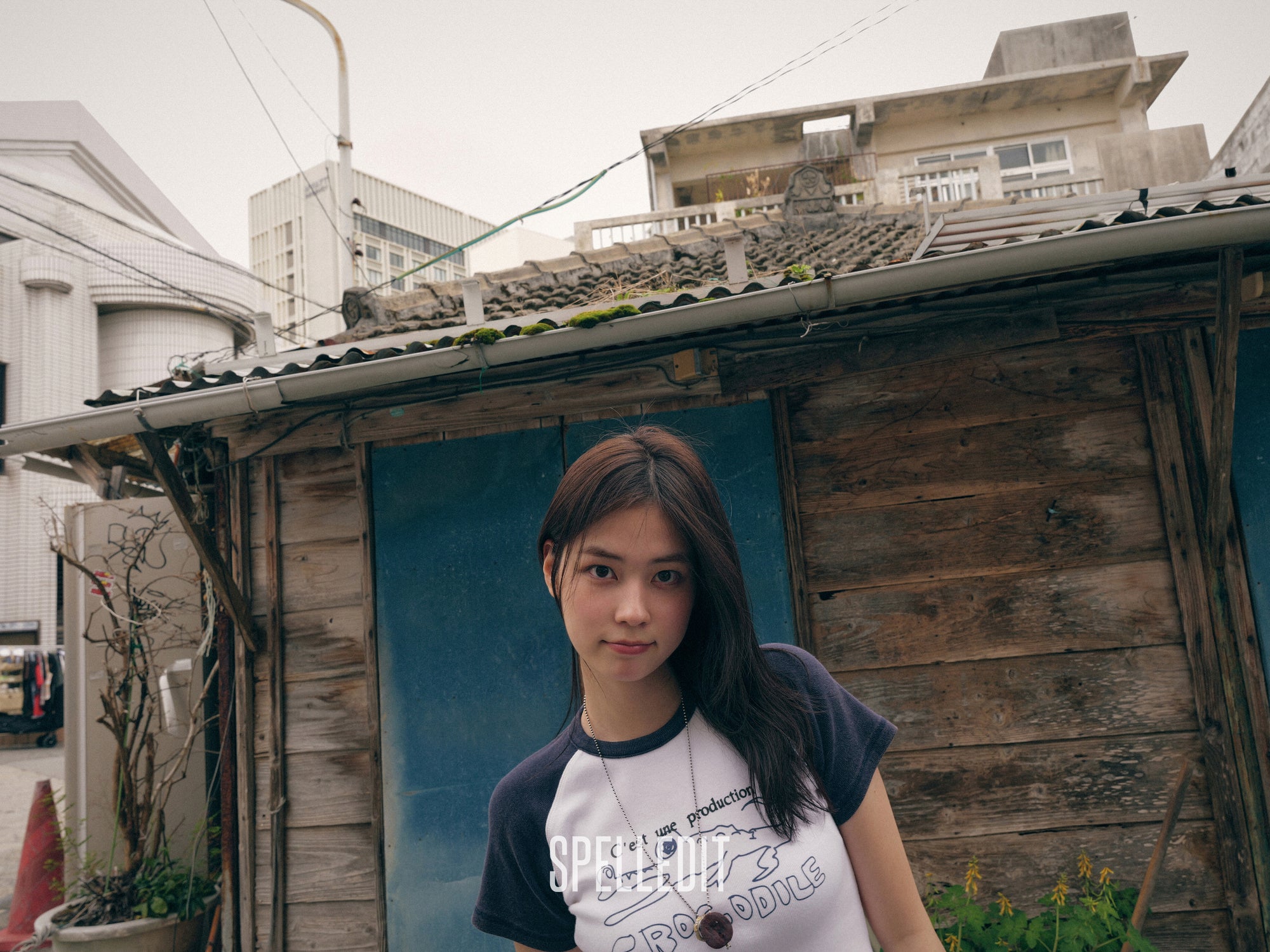 CROCODILE RAGLAN SLIM T-SHIRT