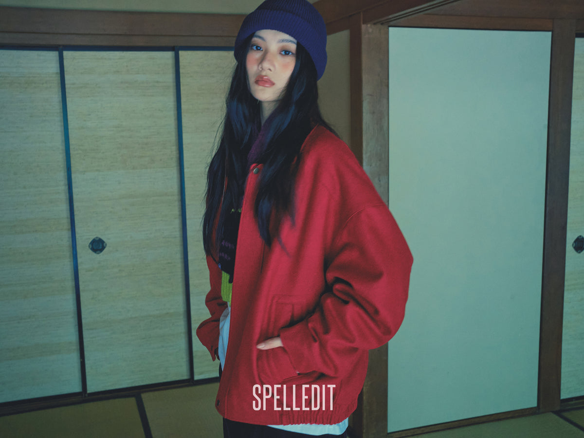 Melton Zip up Blouson