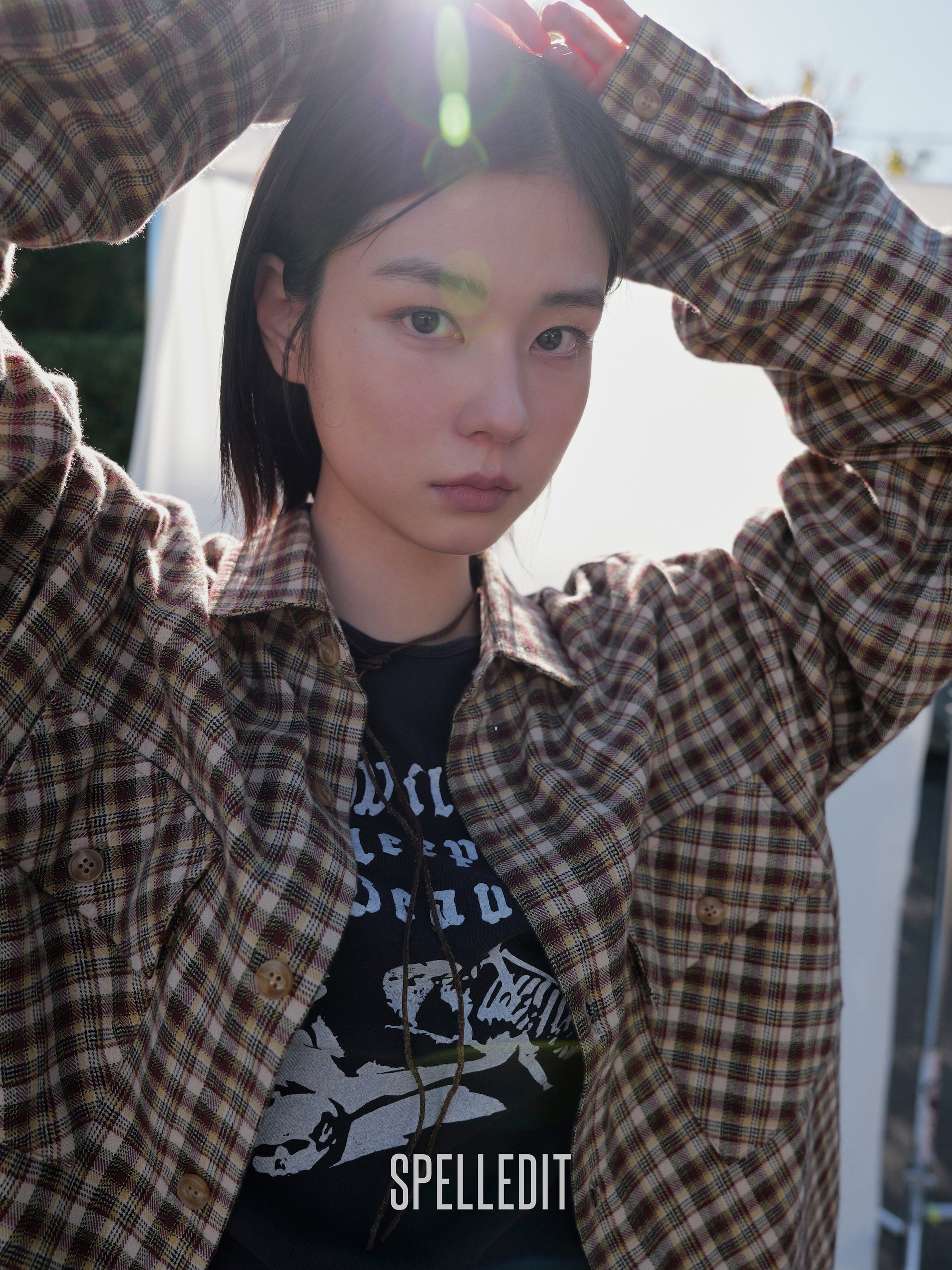 [9/7 PRE]PLAID OVERSIZED SHIRT