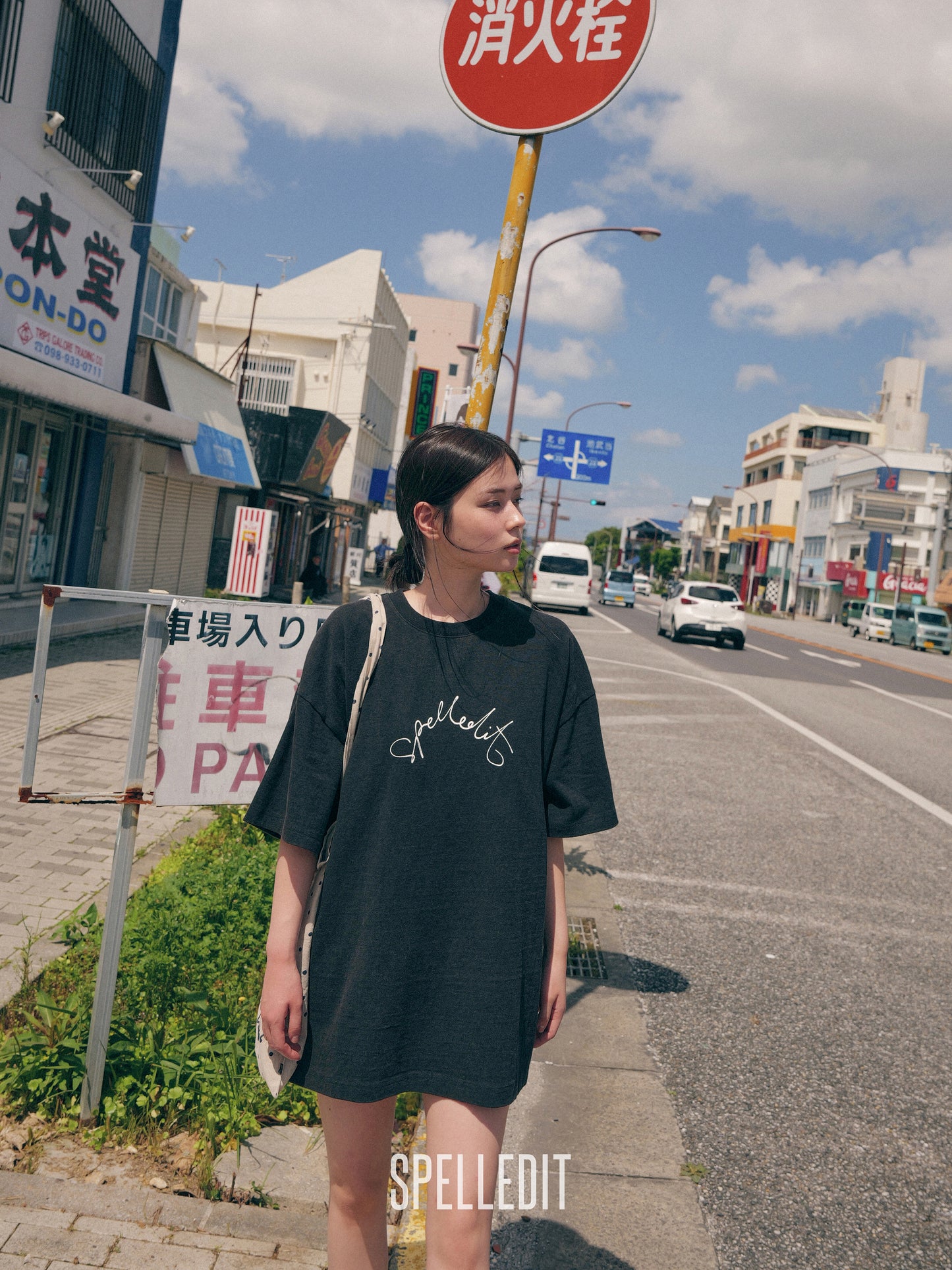 ROUND LOGO T-SHIRT DRESS