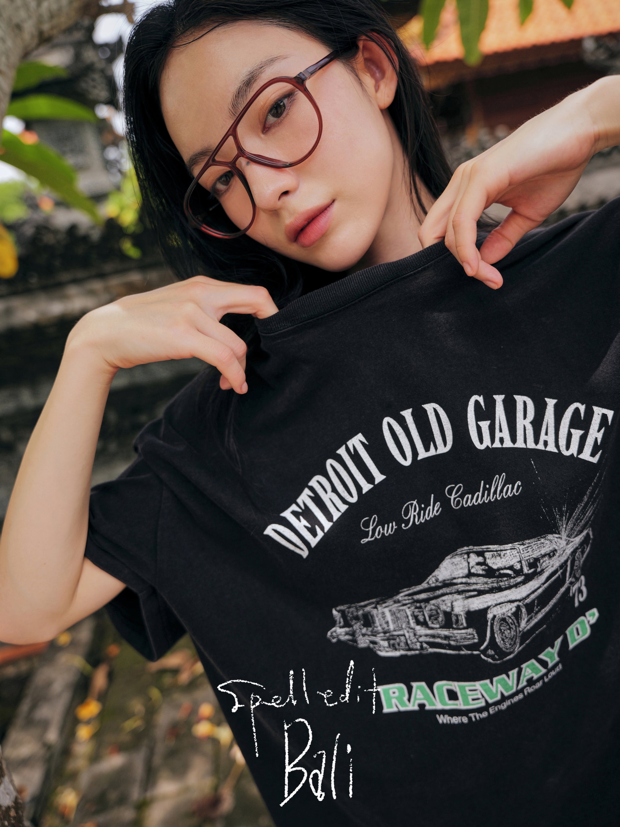 DETROIT OLD GARAGE T-SHIRT
