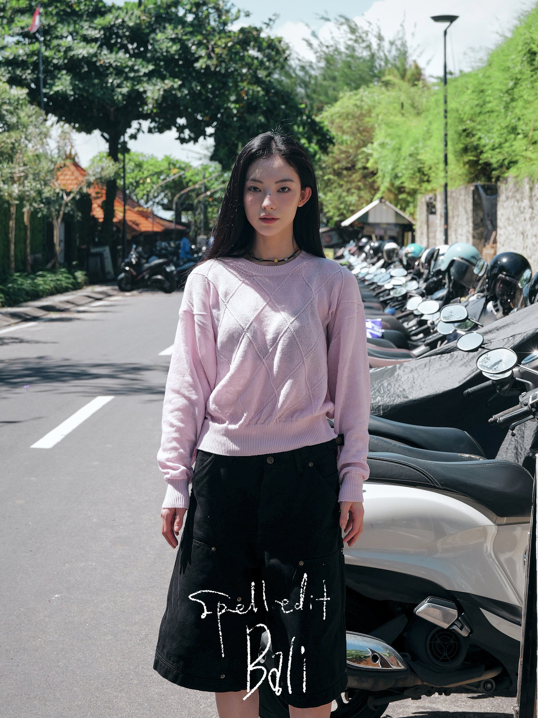 SHEER FISHERMAN KNIT