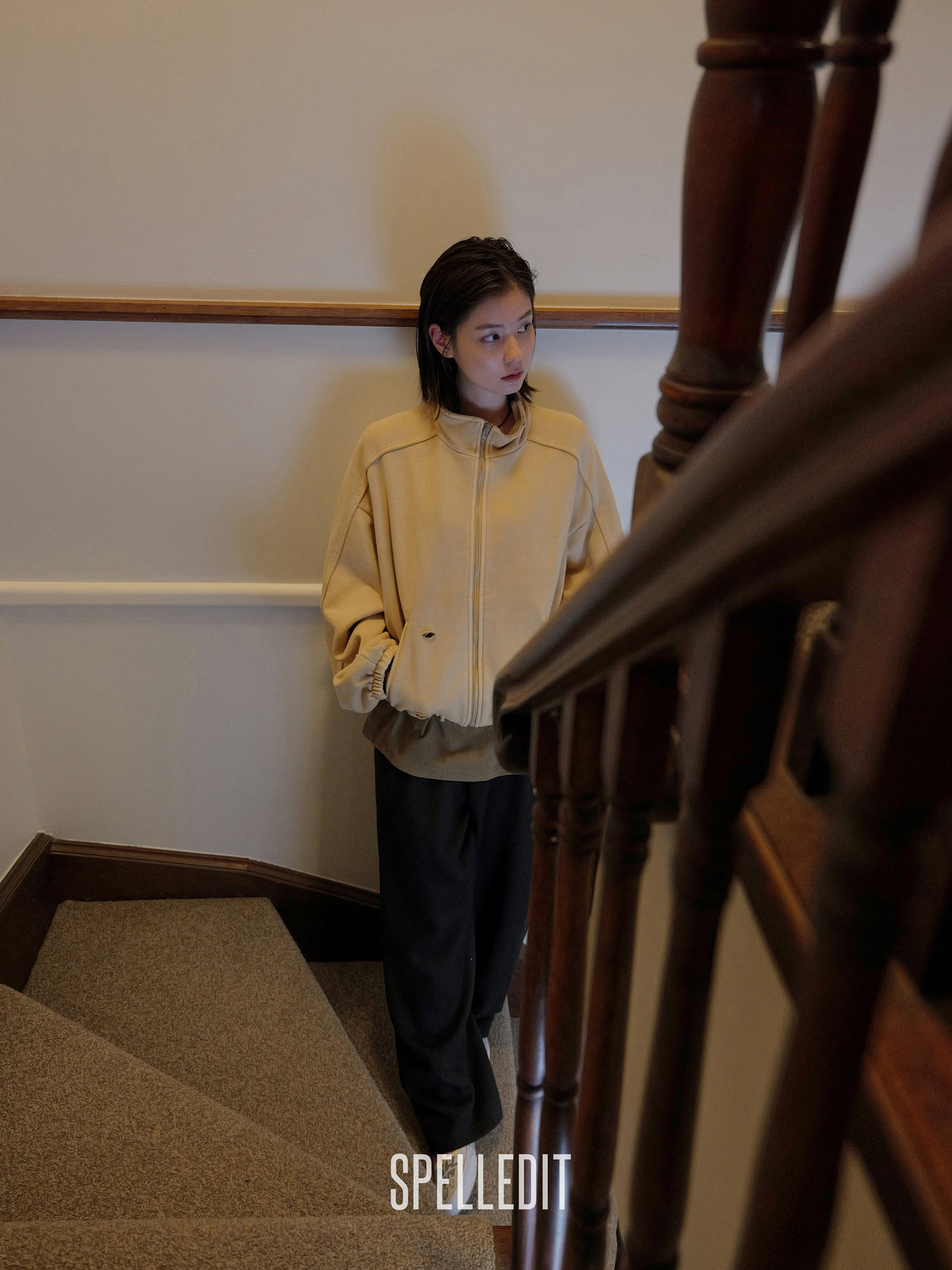 COTTON HIGH NECK ANORAK