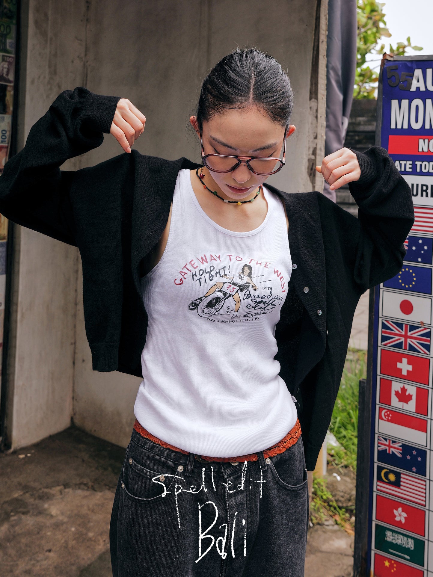 ASYMMETRIC CARDIGAN