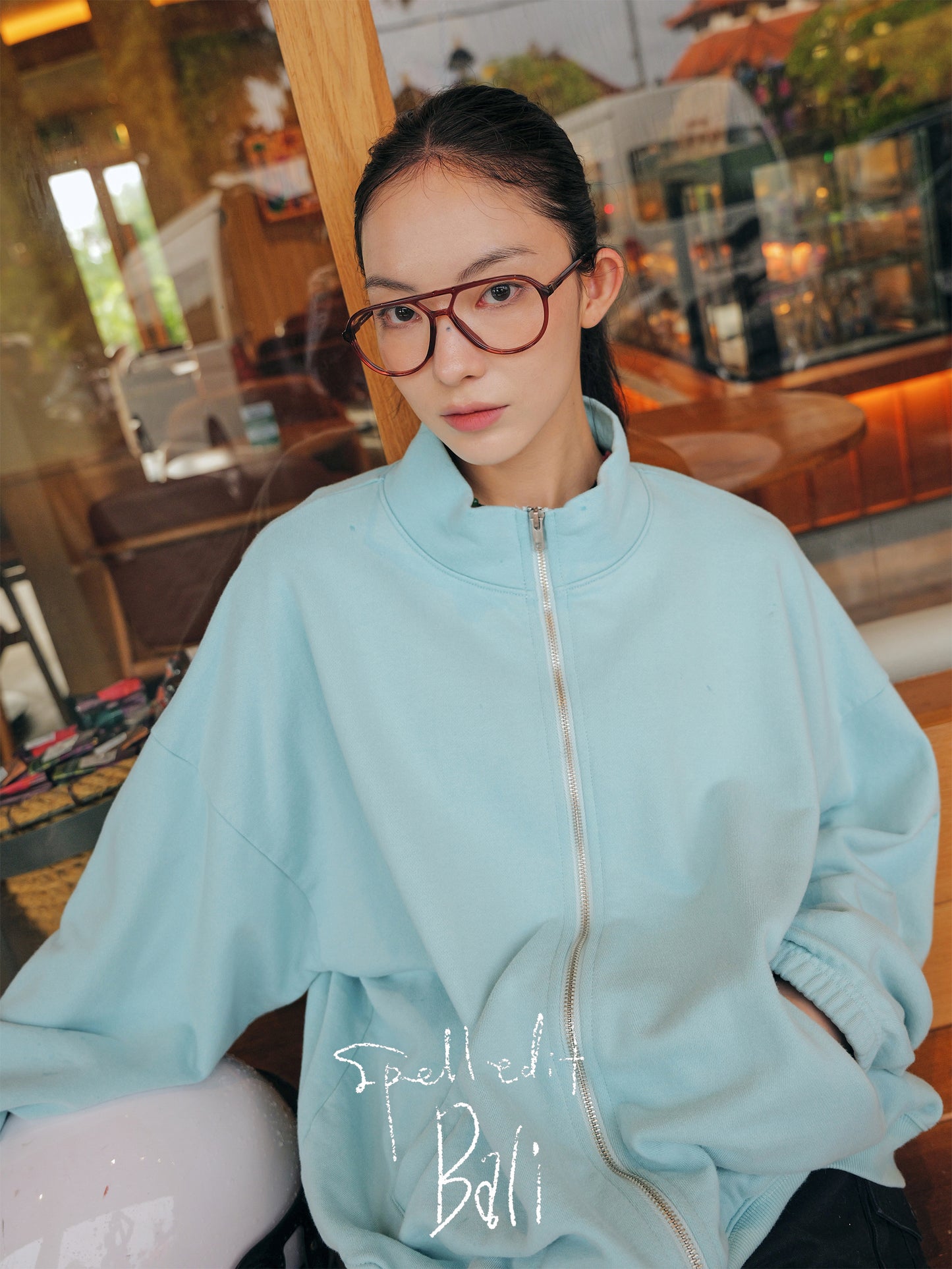 HIGH-NECK ZIP-UP ANORAK