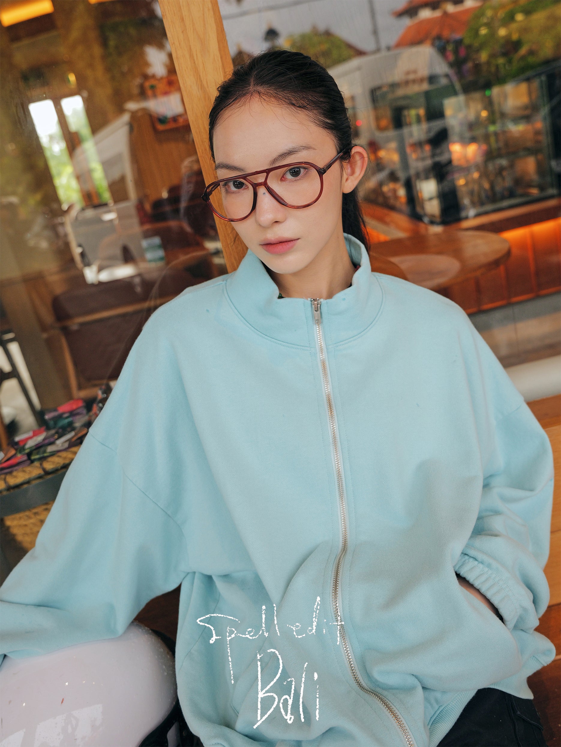 HIGH-NECK ZIP-UP ANORAK