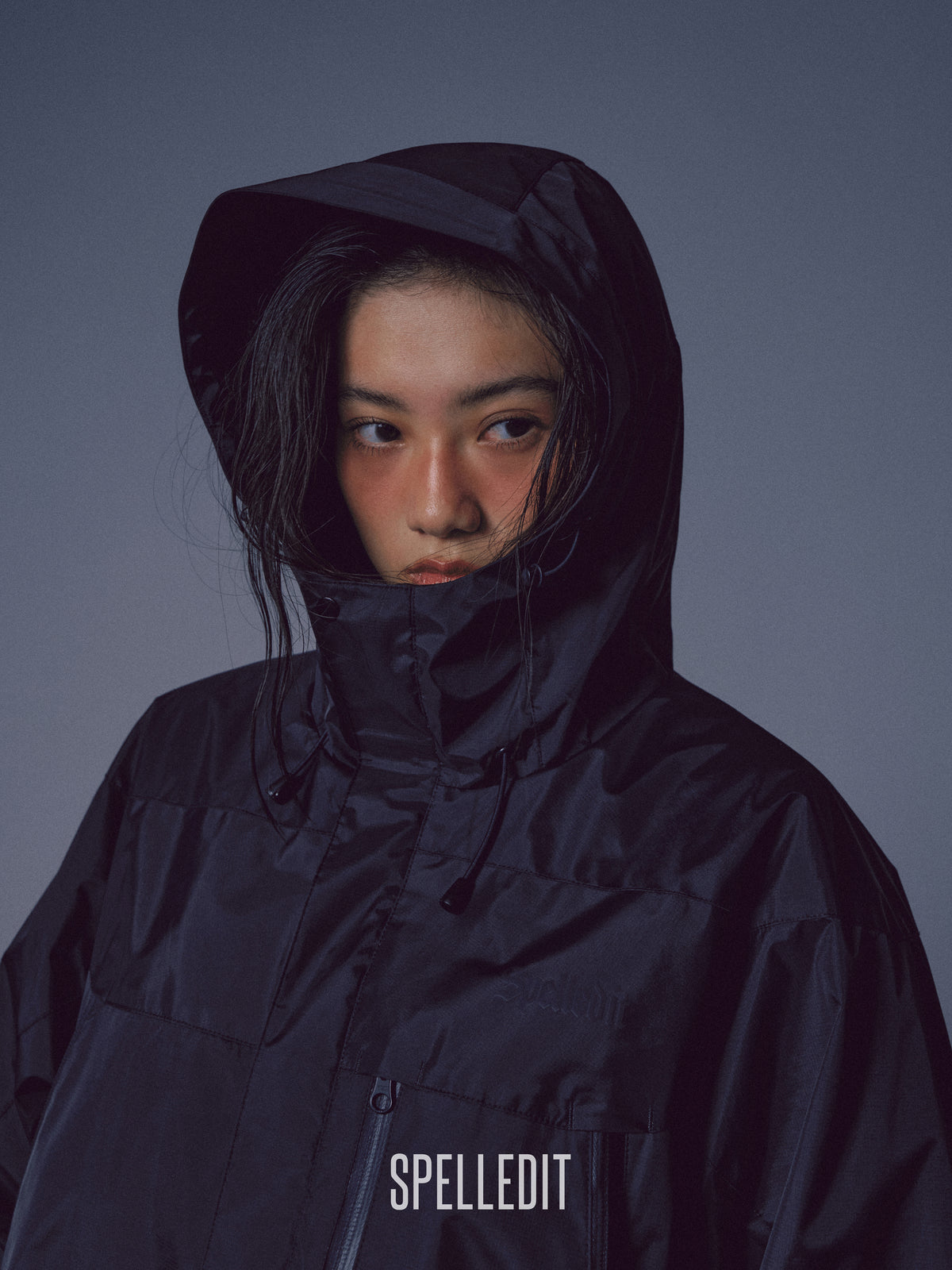 HOODED WINDBREAKER JACKET
