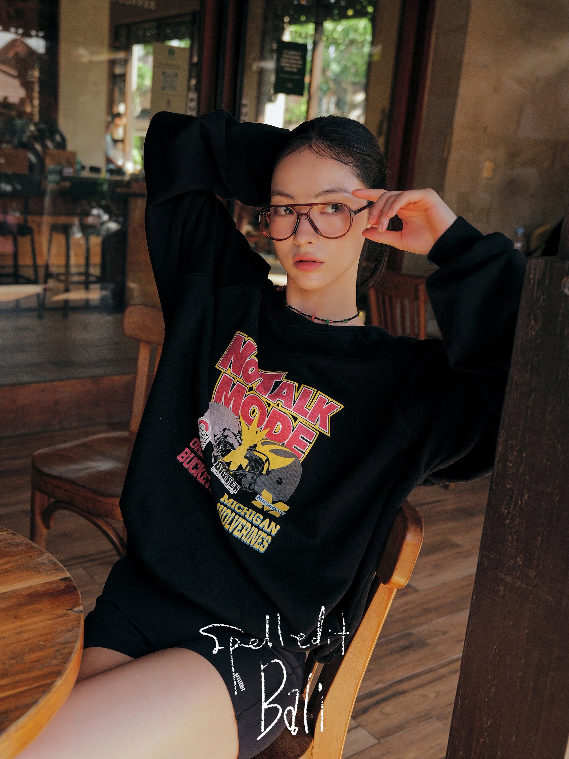 MICHIGAN RAGLAN SWEATSHIRT
