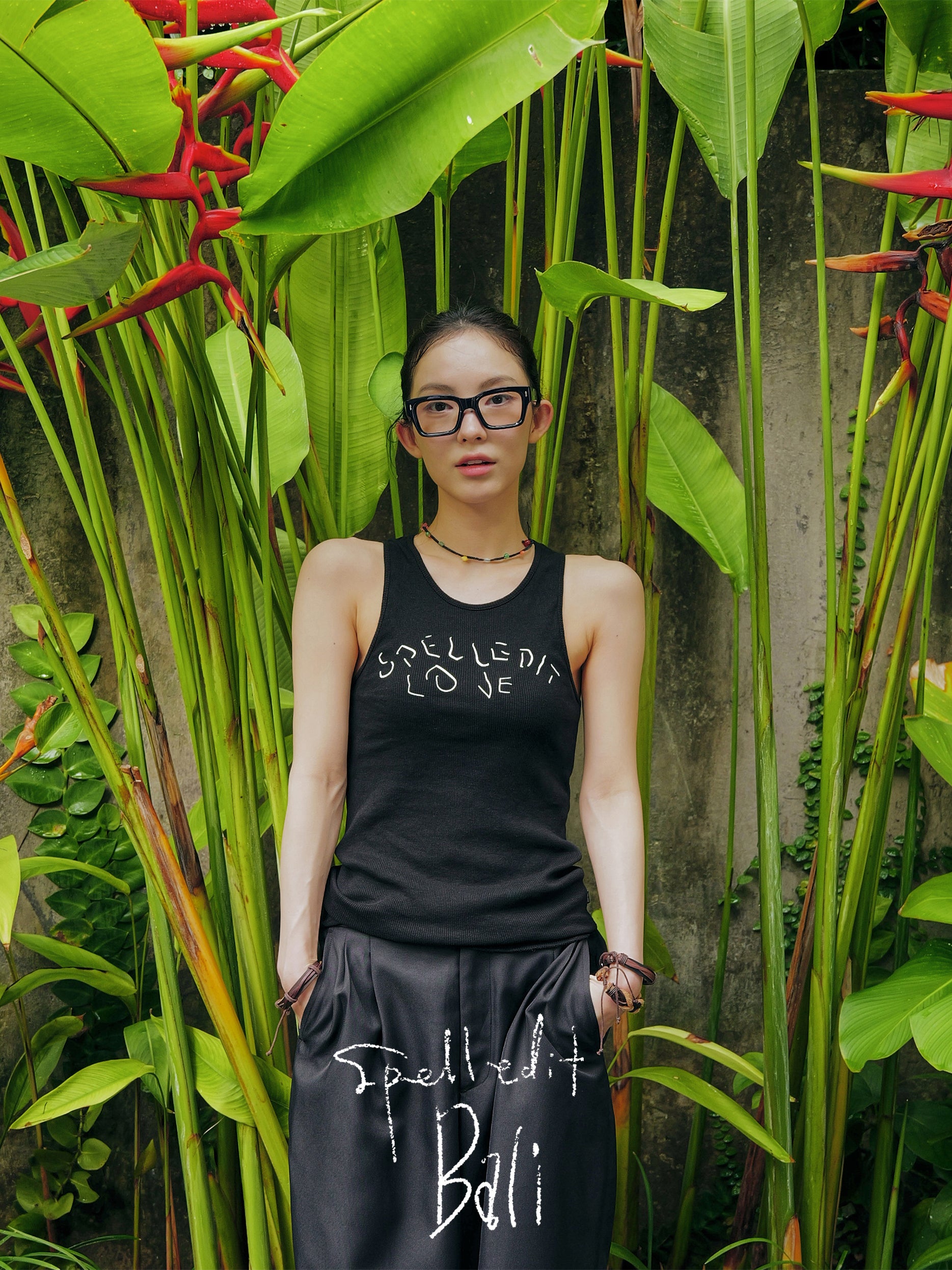 HANDWRITTEN LETTERING TANK TOP