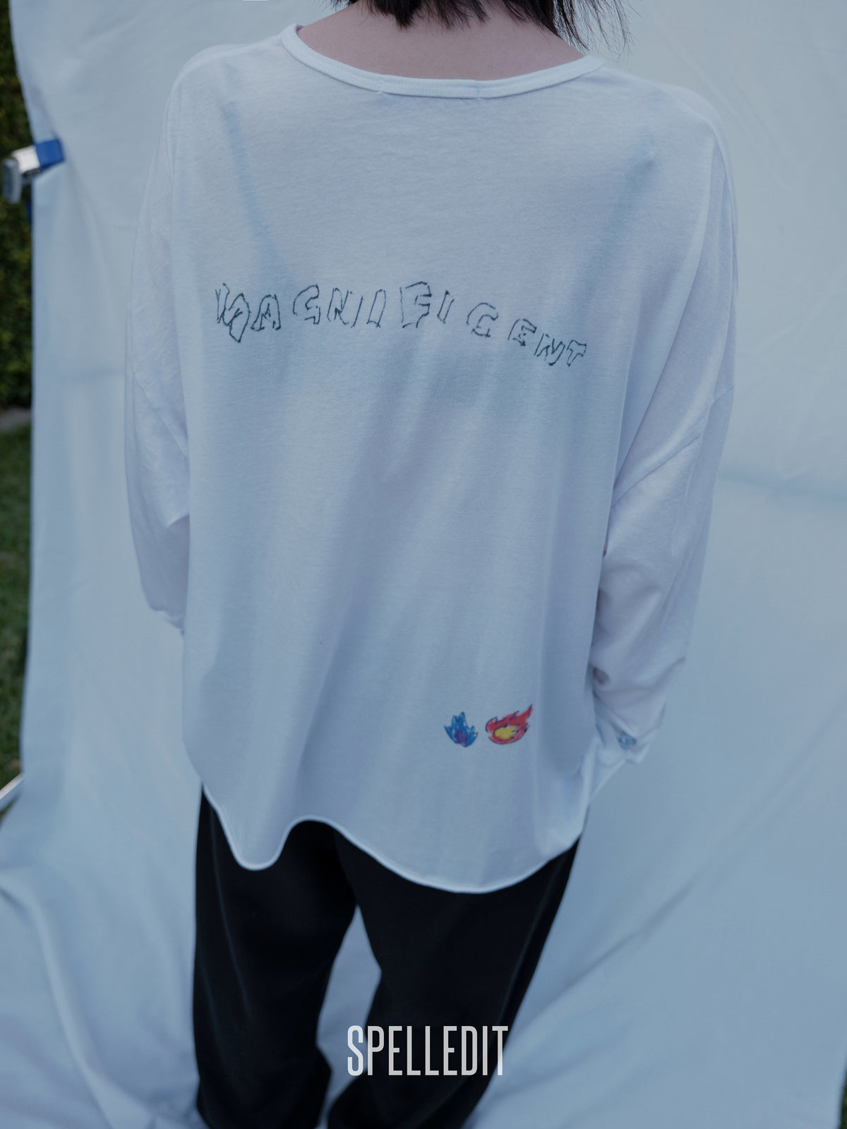 HAND DRAWN LONG SLEEVE T-SHIRT