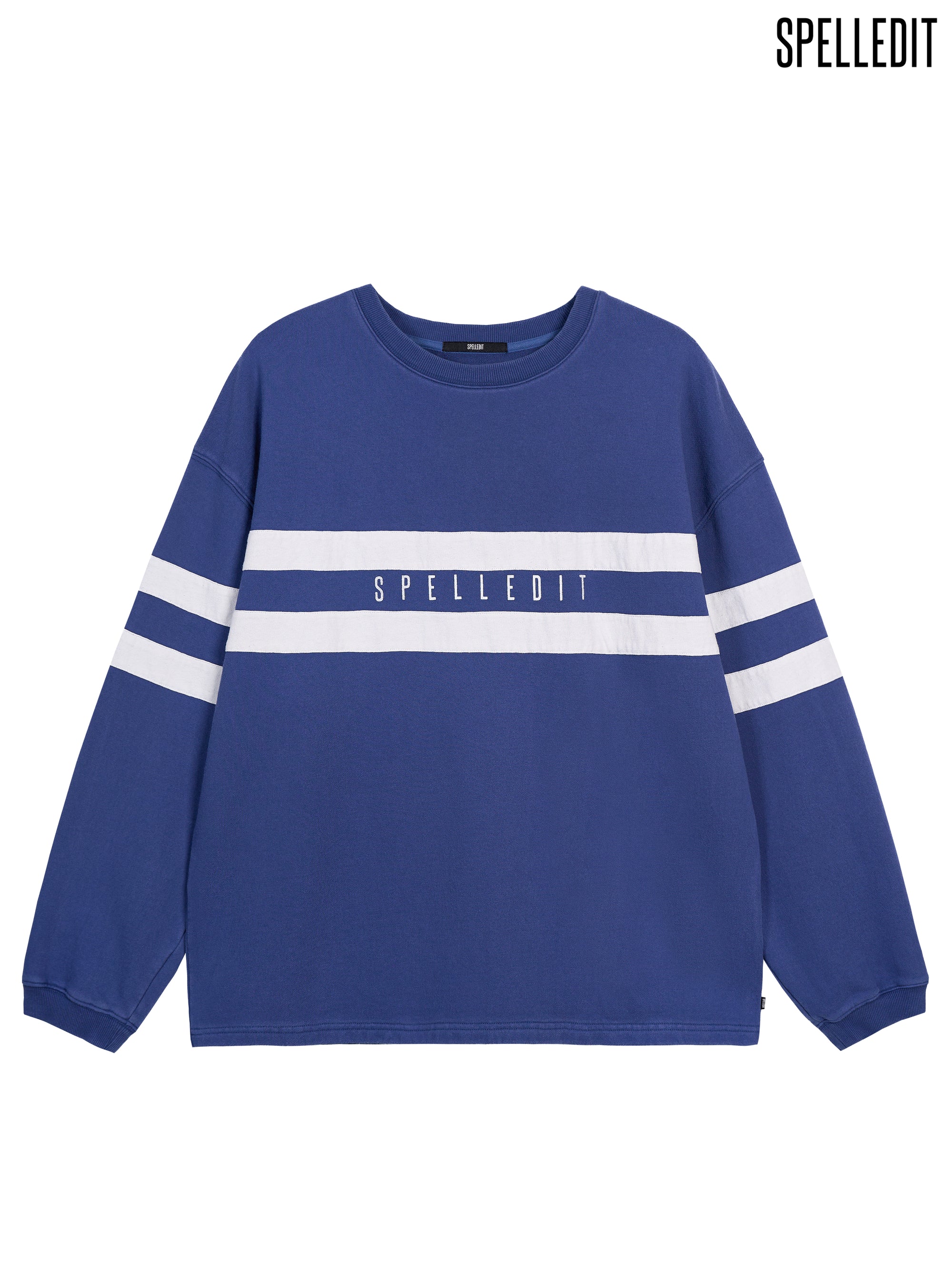 DOUBLE STRIPE SWEATSHIRT DRESS