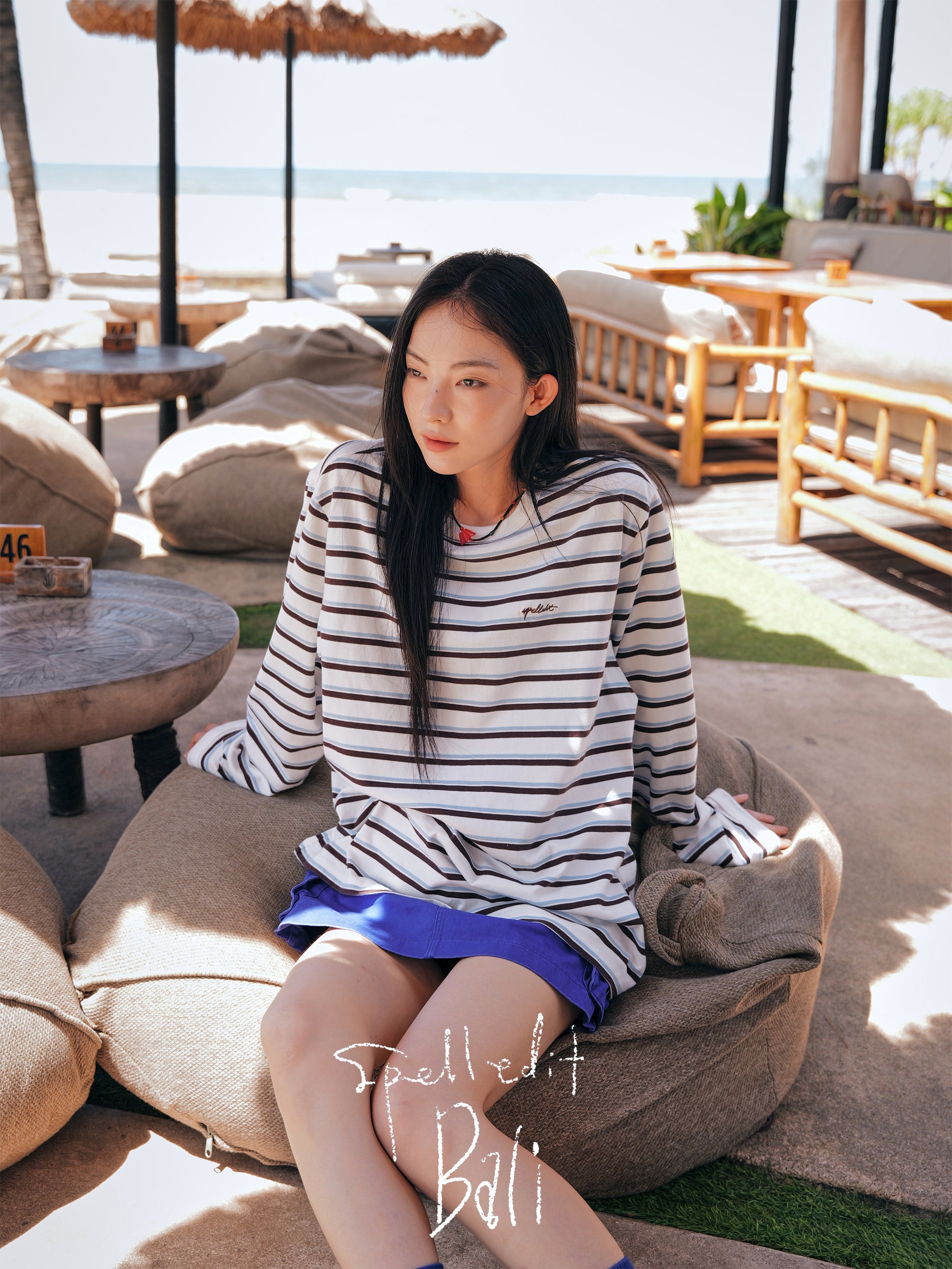 MULTI-STRIPE LONG SLEEVE T-SHIRT