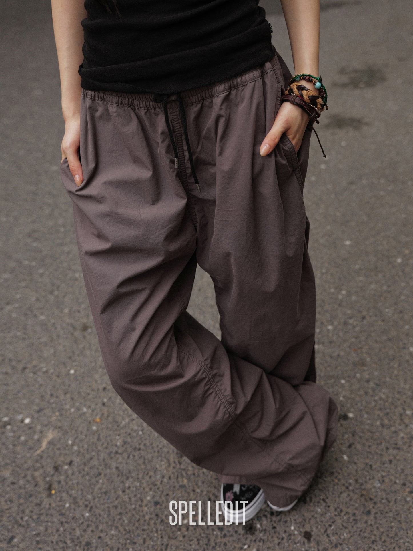[6/22 PRE]ELASTIC WAIST CASUAL PANTS